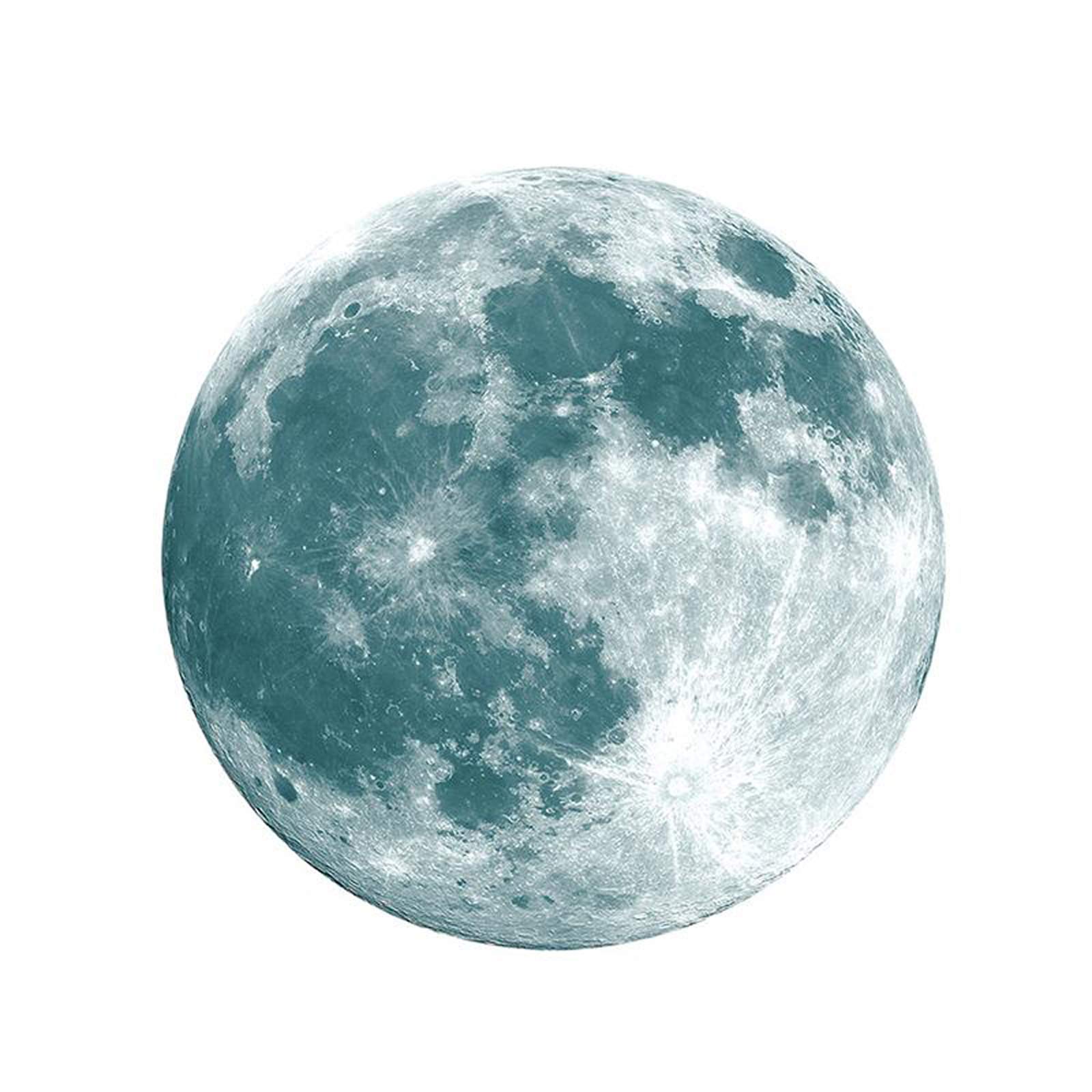 Glow Moon Wall Stickers Luminous Stickers Moon Glow in The Dark for Kid Room Decoration Wall Decals