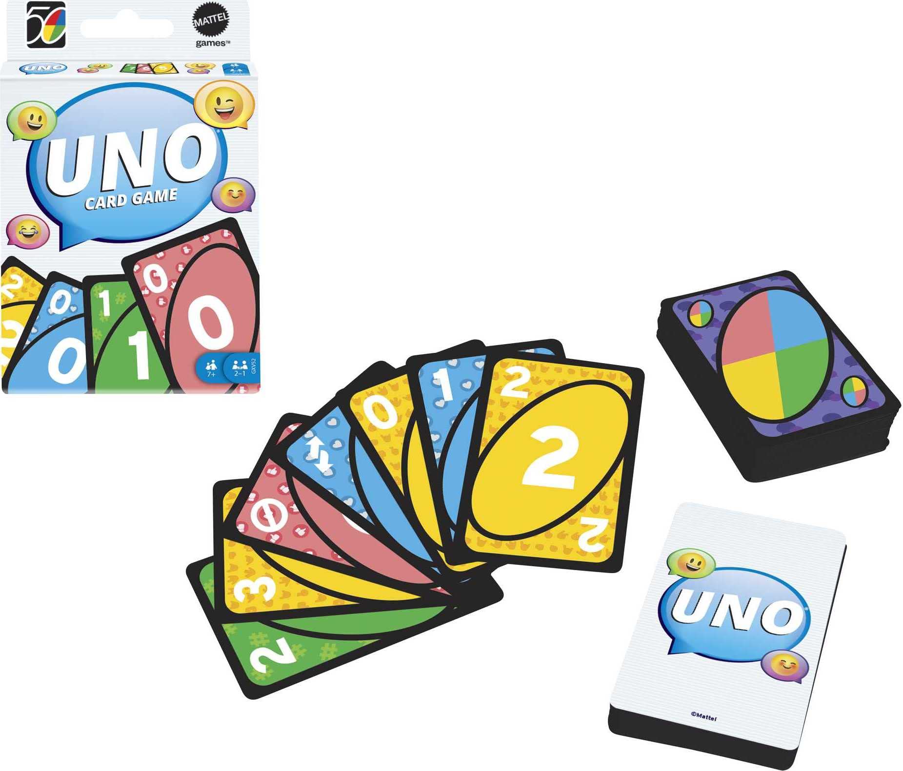 Mattel GamesUNO Iconic Series 2010's Matching Card Game Featuring Decade-Themed Design, 112 Cards for Collectors, Teen & Adult Game Night, Ages 7 Years & Older