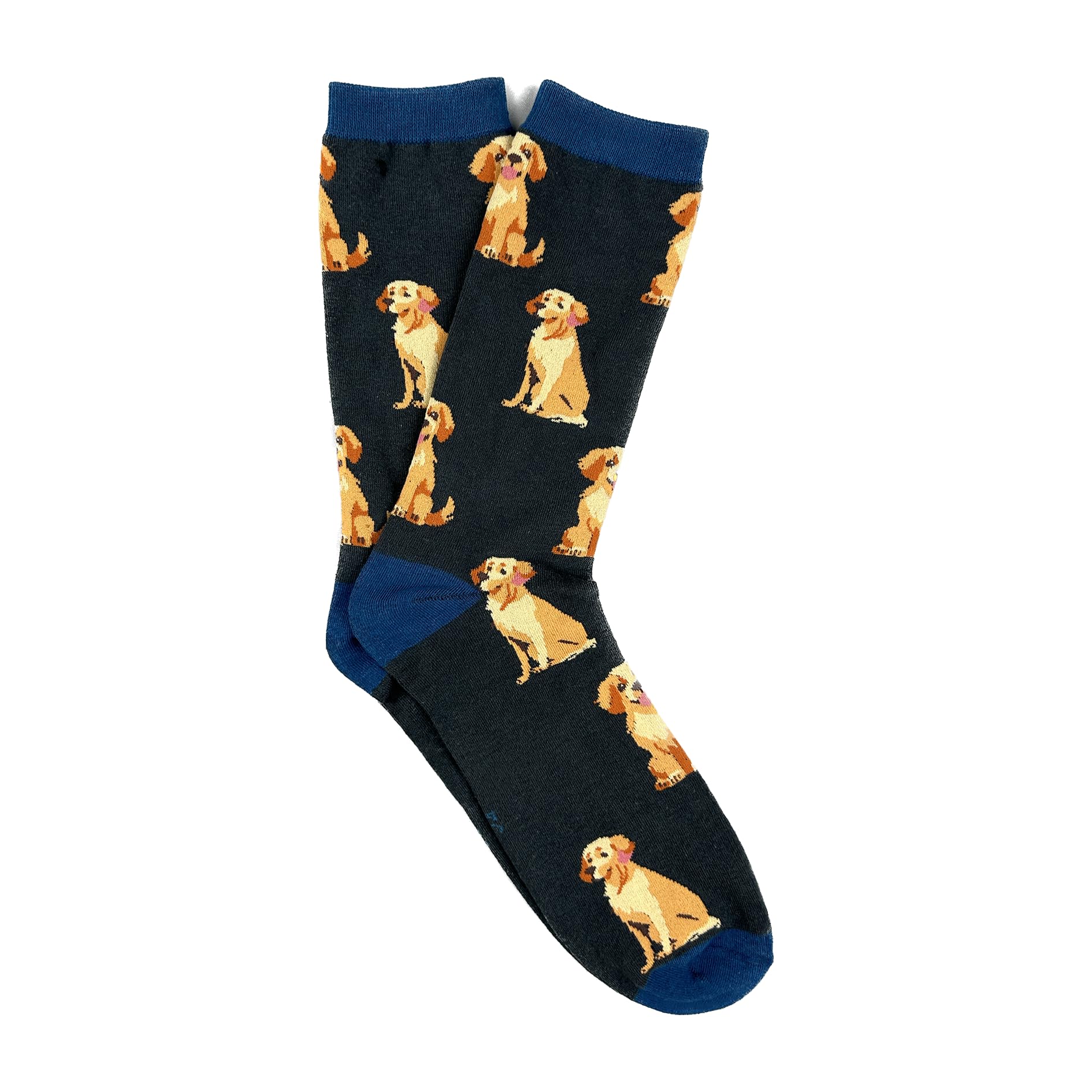 Everything Chic Mens Womens Funky Novelty Crew socks Animal Dog Dress Casual Fun Funny Dad Happy Fun