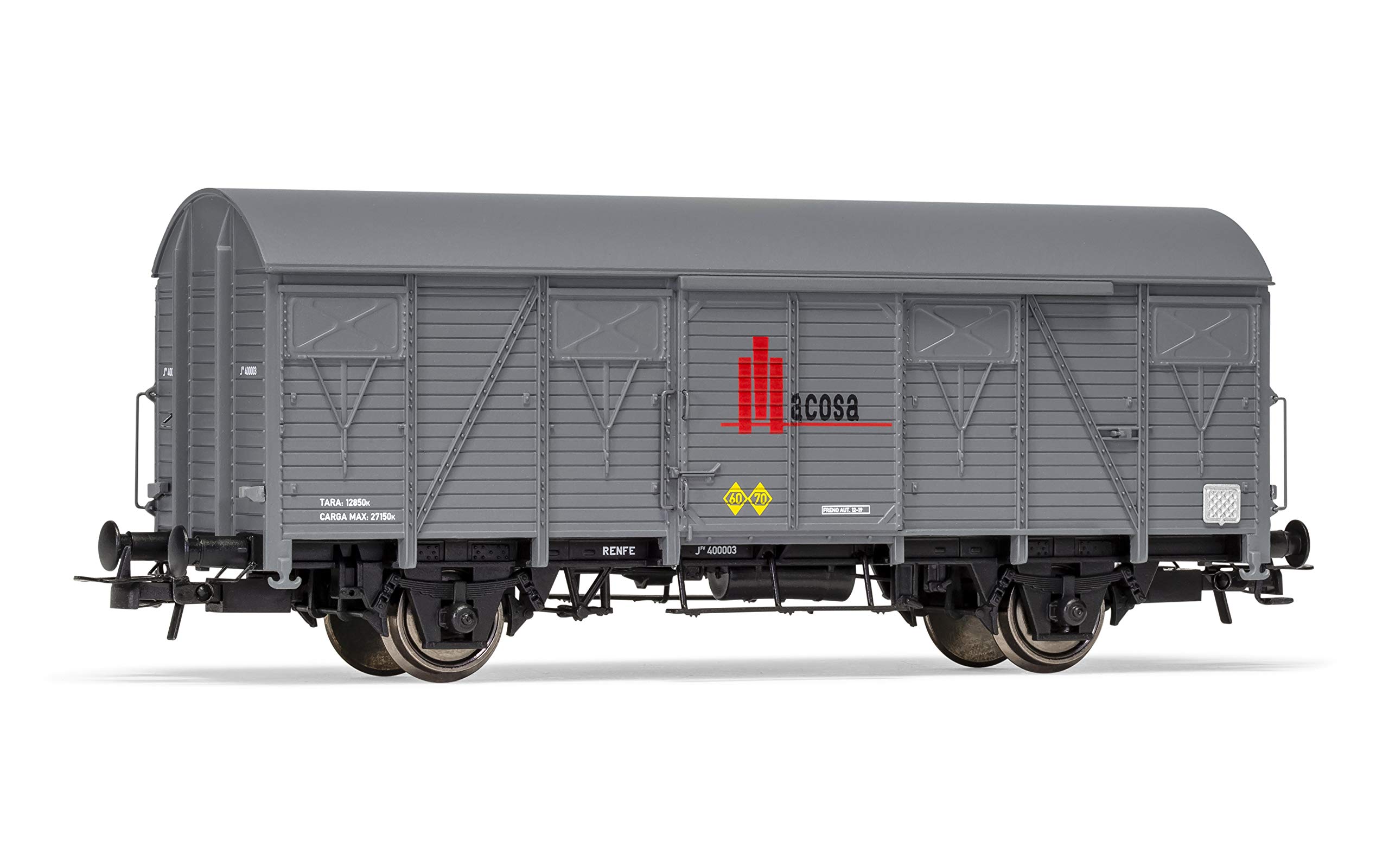 ElectrotrenE19046 2-Axle Wagon ORE, with Wooden Walls, Macosa Livery, Period III Rolling Stock