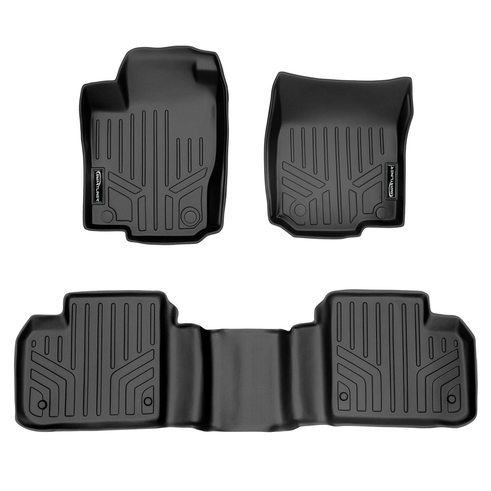 MaXLiner Floor Mats 2 Row Liner Set Black For 2012-2018 Mercedes Benz ml/Gl/Gle/Gls Series