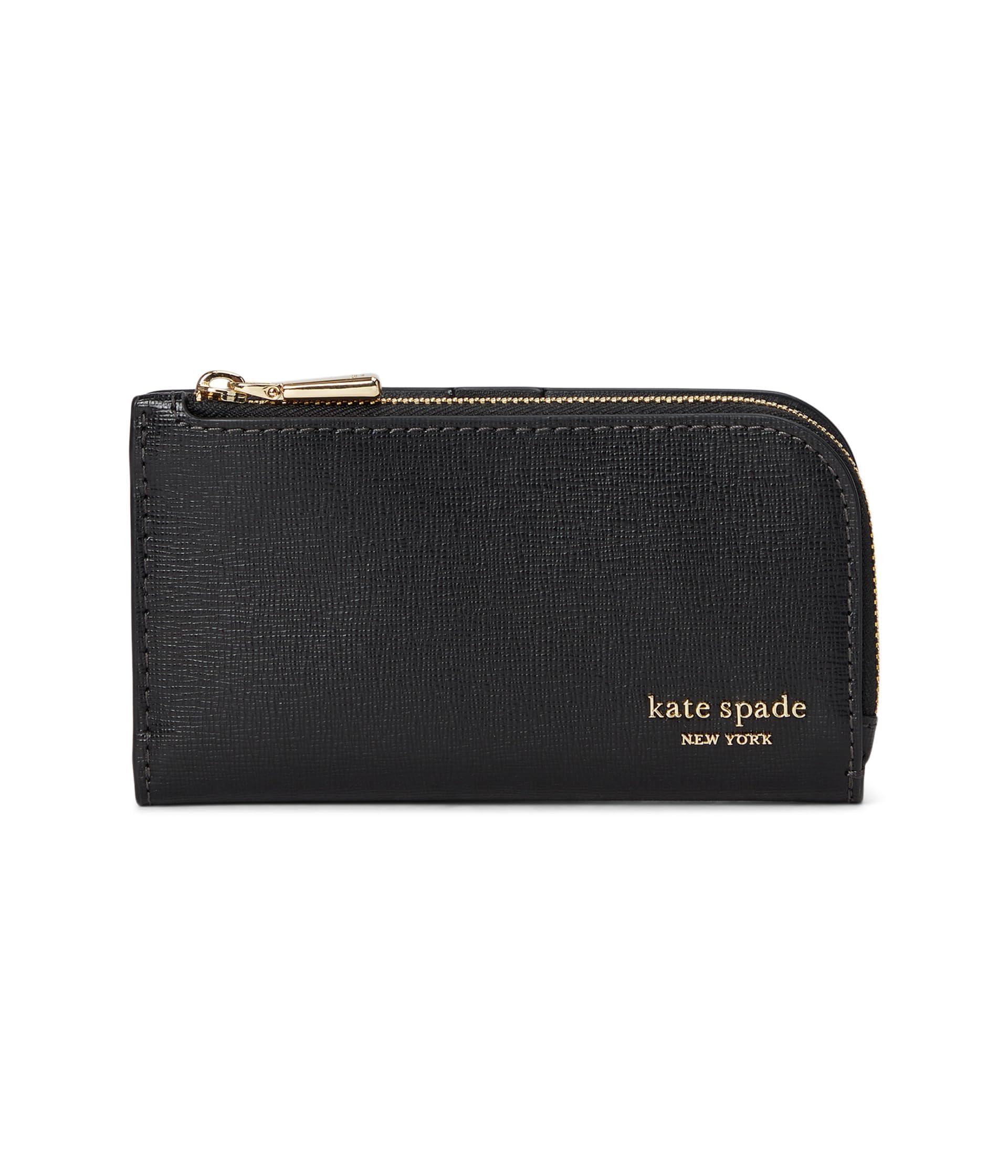 kate spade new yorkWomen's Devin Saffiano Leather Small Slim Bifold Wallet