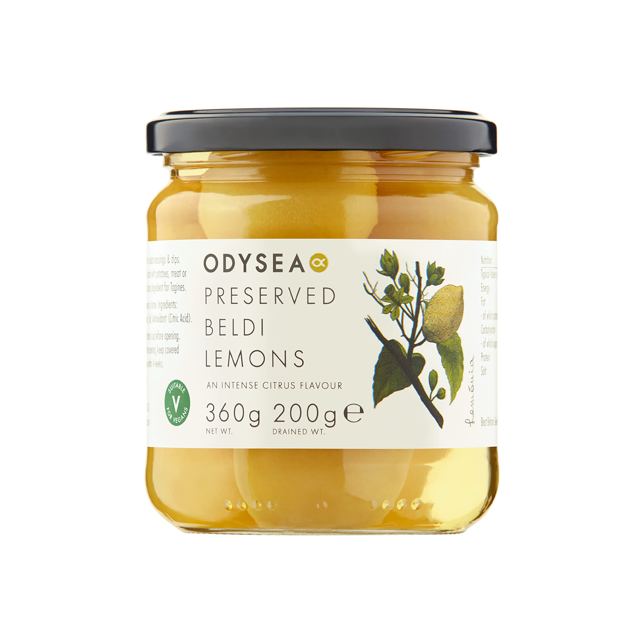 Odysea Beldi Preserved Lemons in Brine 360g