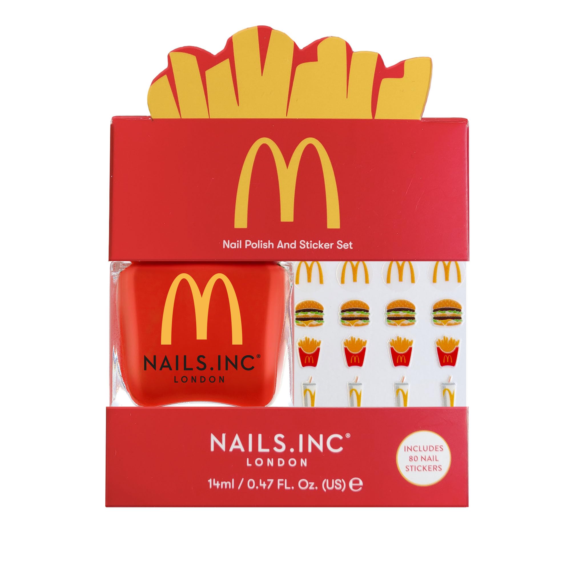 Nails.INC x McDonald’s Nail Polish and Sticker Duo