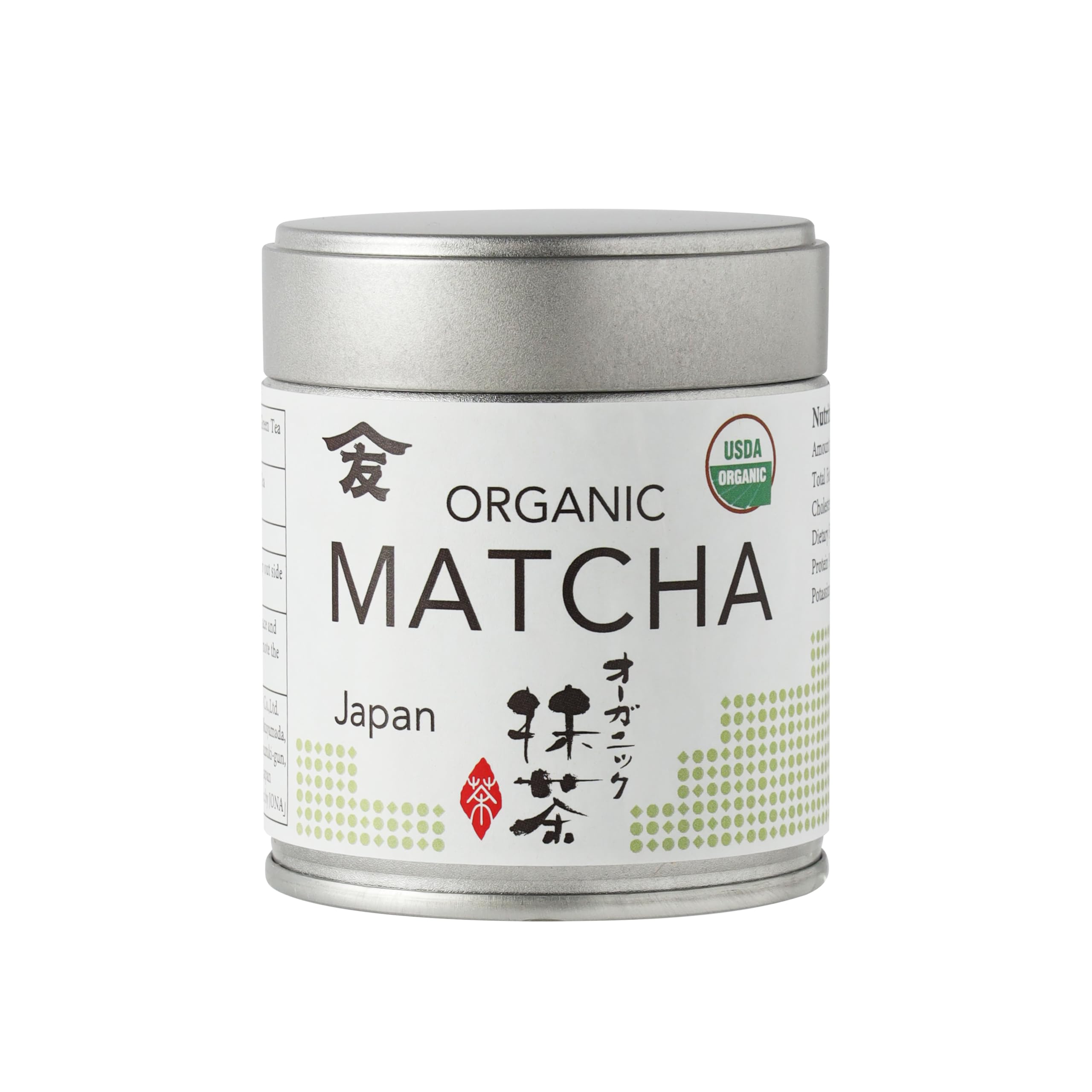 TOMOSANJapanese Organic Matcha - Authentically Japanese Uji Kyoto Origin, Traditional Stone Milled Green Tea Powder, 30g/1.06oz