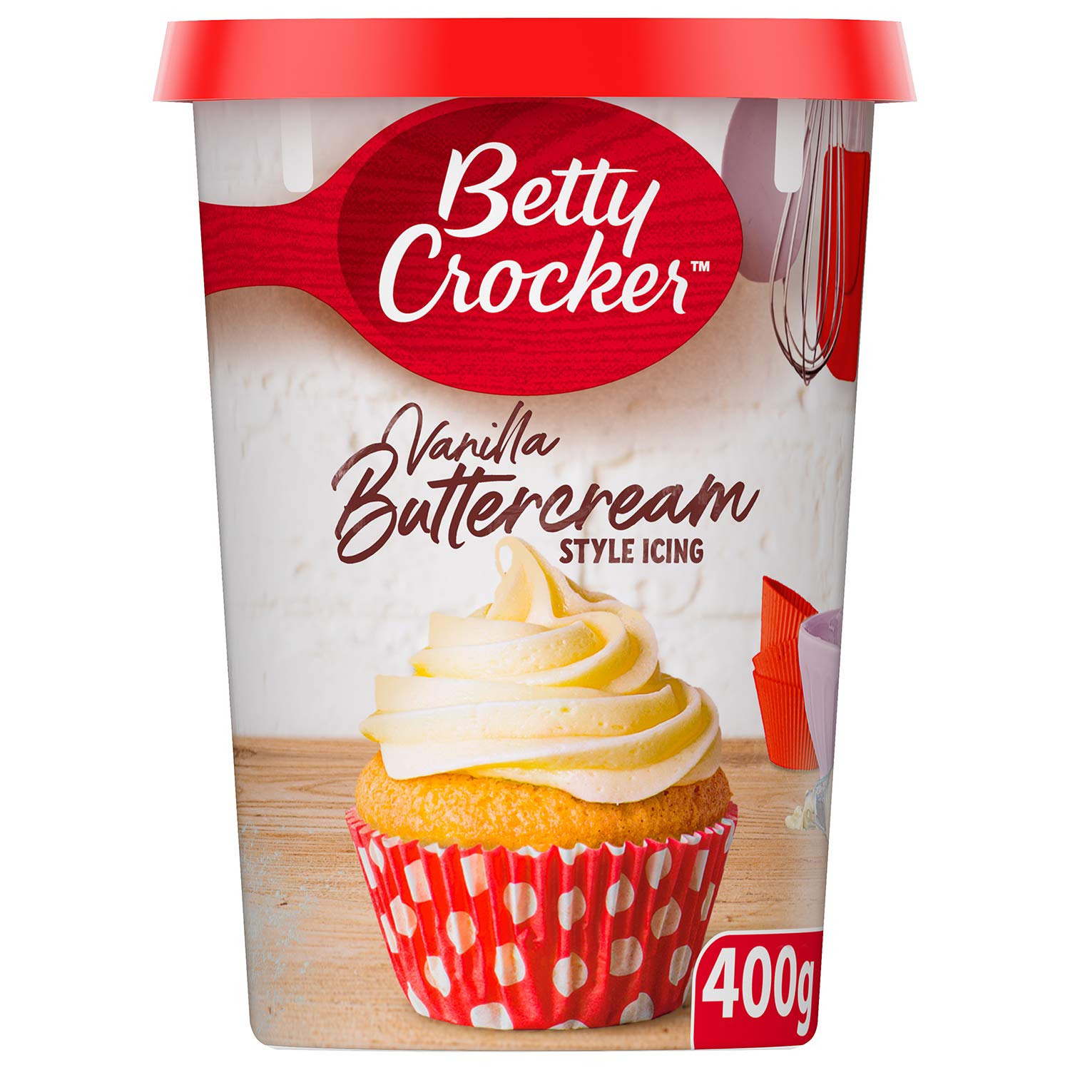 Betty Crocker Vanilla Buttercream Style Icing, 400g