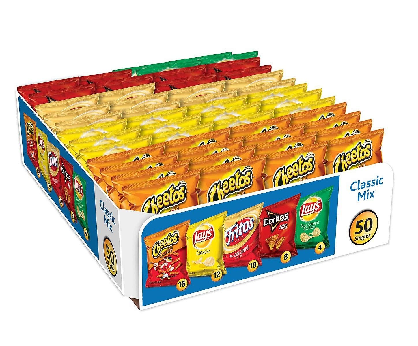 Frito-Lay Classic Mix Chips and Snacks Variety Pack (50 ct.)