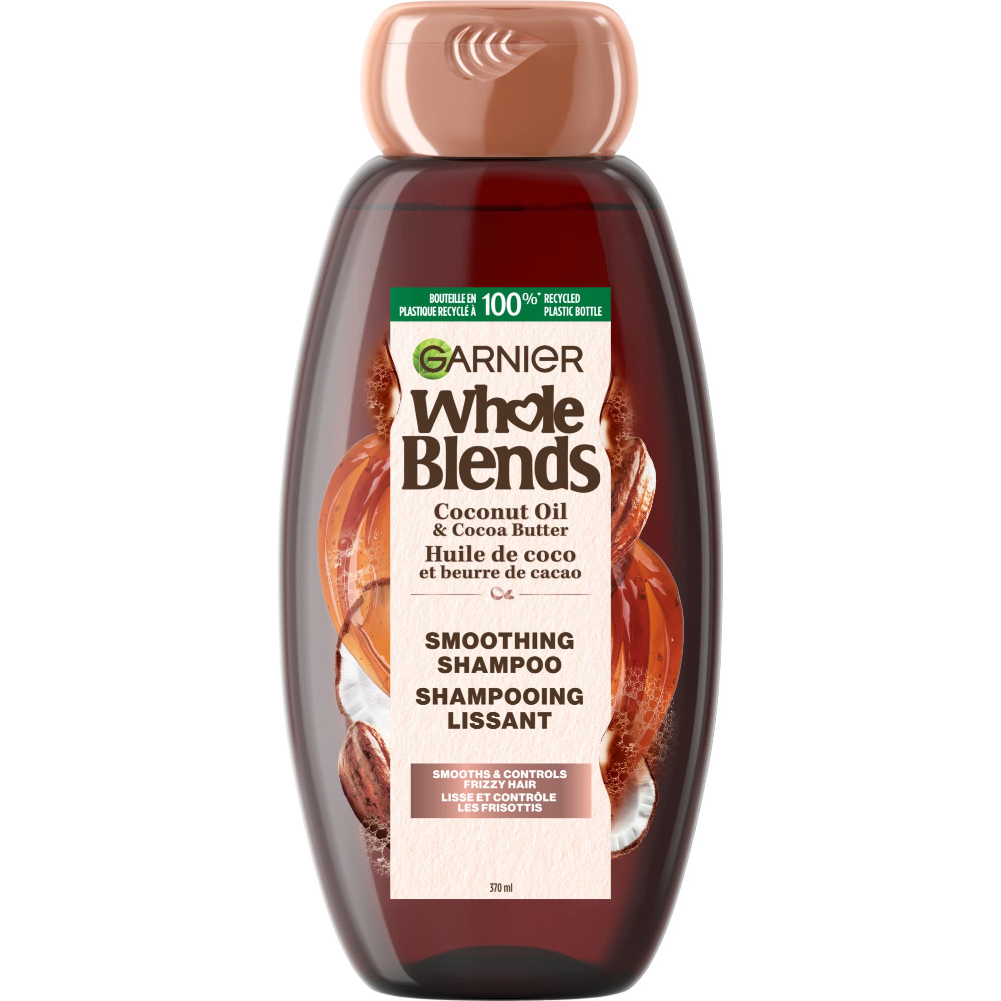 Garnier Whole Blends Shampoo with Coconut Oil & Cocoa Butter Extracts, 12.5 fl. oz.