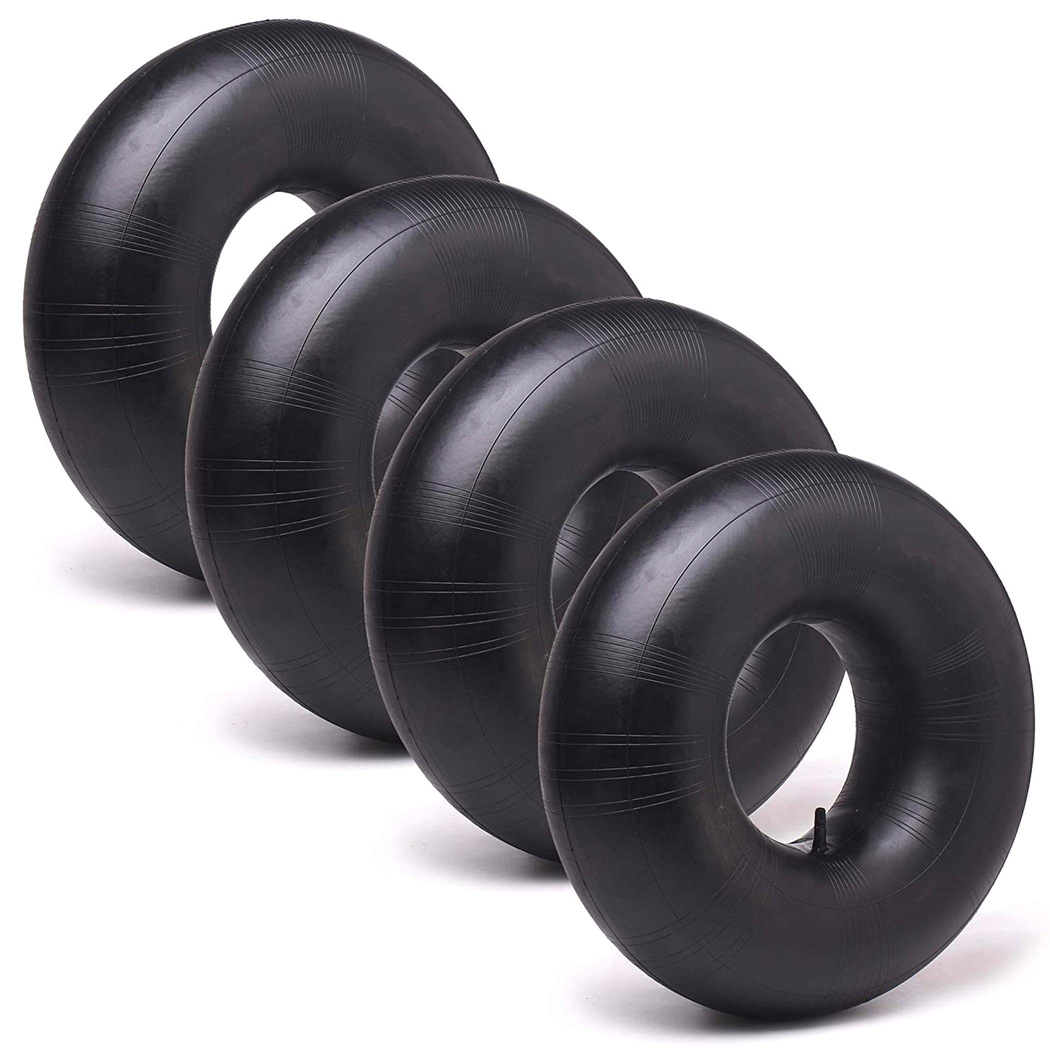 AR-PRO 13 x 5.00-6'' Heavy Duty Replacement Inner Tube with TR-13 Straight Valve Stem (4-Pack) - Compatible with Wheelbarrows, Razor Quad, Dirt Bike, ATV, Mowers, Hand Trucks and More