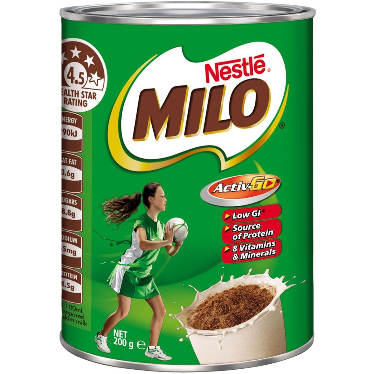 Nestle Milo Instant Malted Chocolate Drink 200g