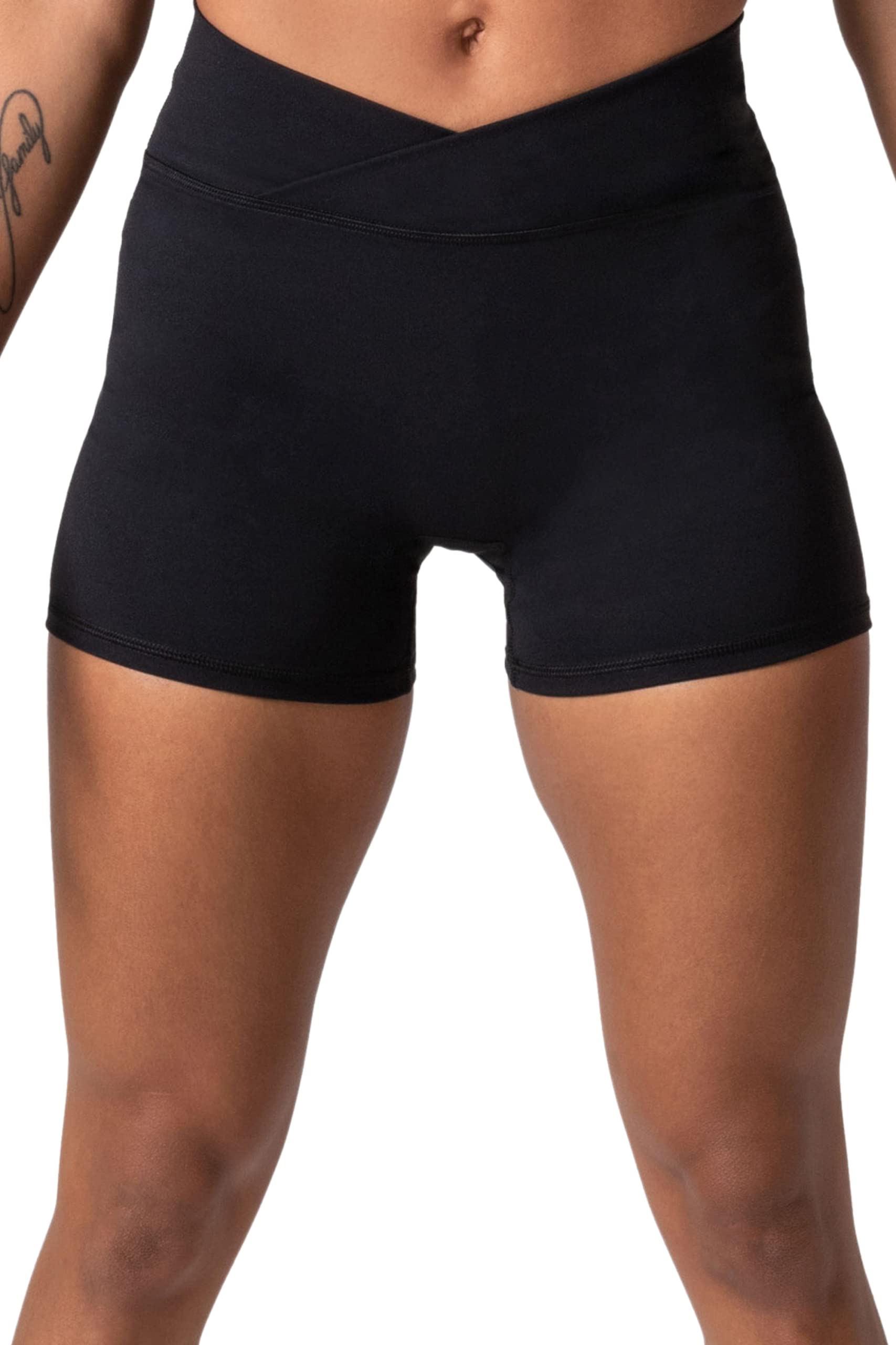 Kamo FitnessHigh Waist Athletic Yoga Shorts Tummy Control Workout Running