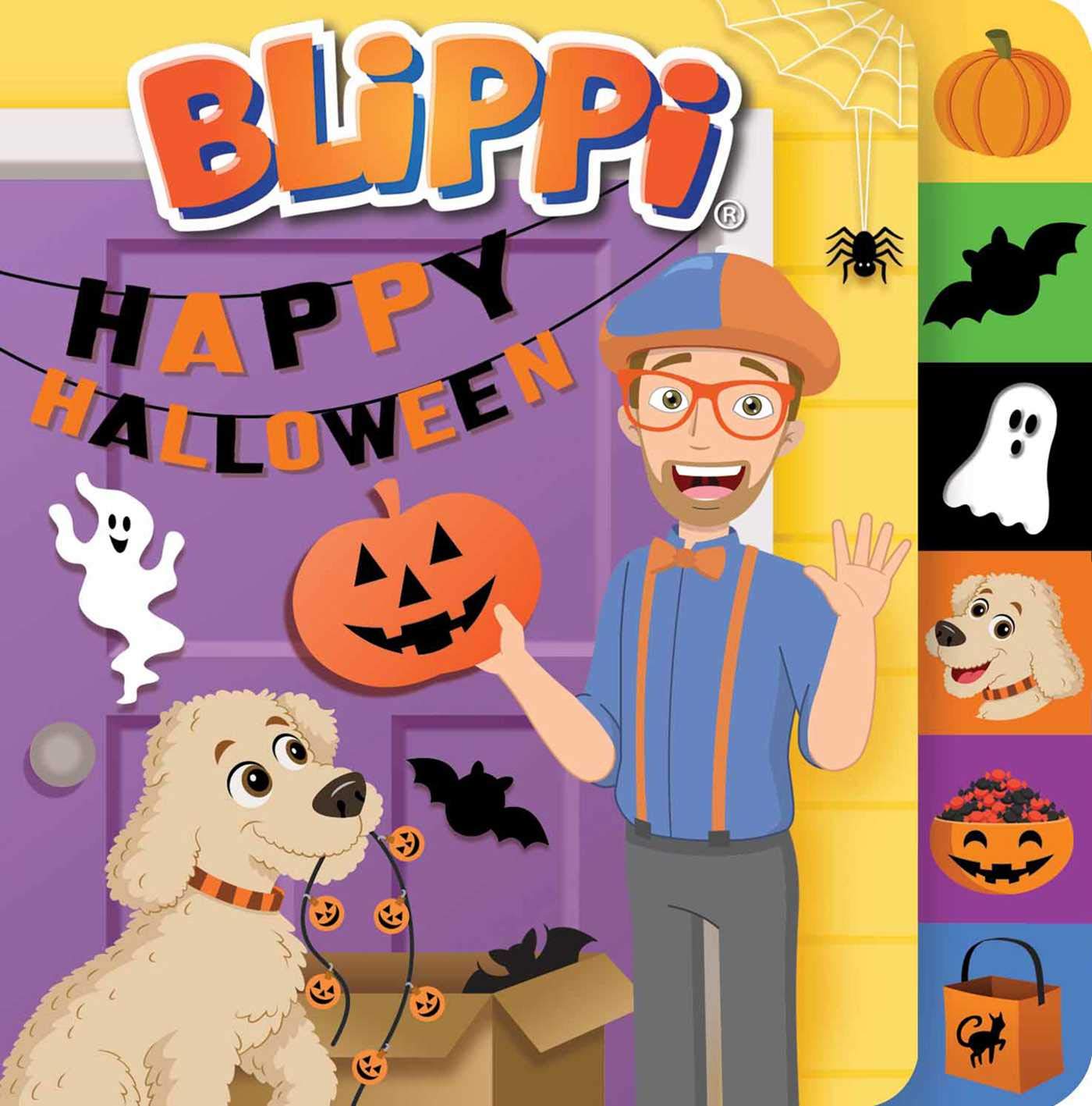 Blippi: Happy Halloween (Board Books with Tabs)