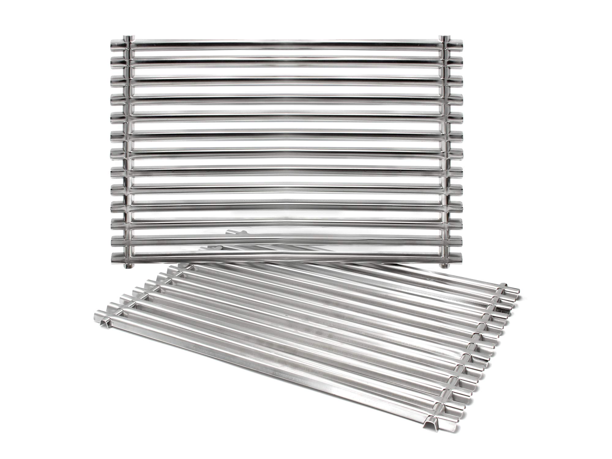 Hongso7527 7525 17 1/4 Inches Stainless Steel Grill Grid Grates for Weber Spirit E-310 & E-320, Spirit S-310 & S-320, Spirit 700, Weber 900, Genesis Silver B/C, Genesis I - IV & 1000-5000, 65619