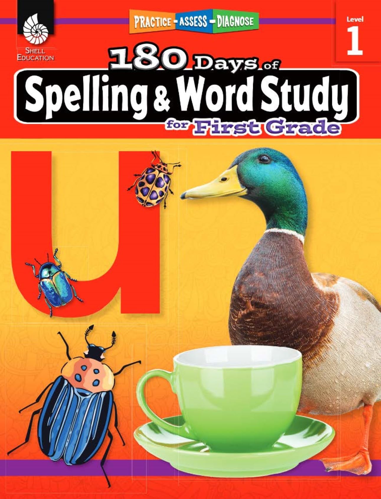 180 Days™: Reading, Vocabulary/Language for 1st Grade Practice Workbook for Classroom and Home, Cool and Fun Practice Created by Teachers (180 Days of Practice) Paperback – January 2, 2019