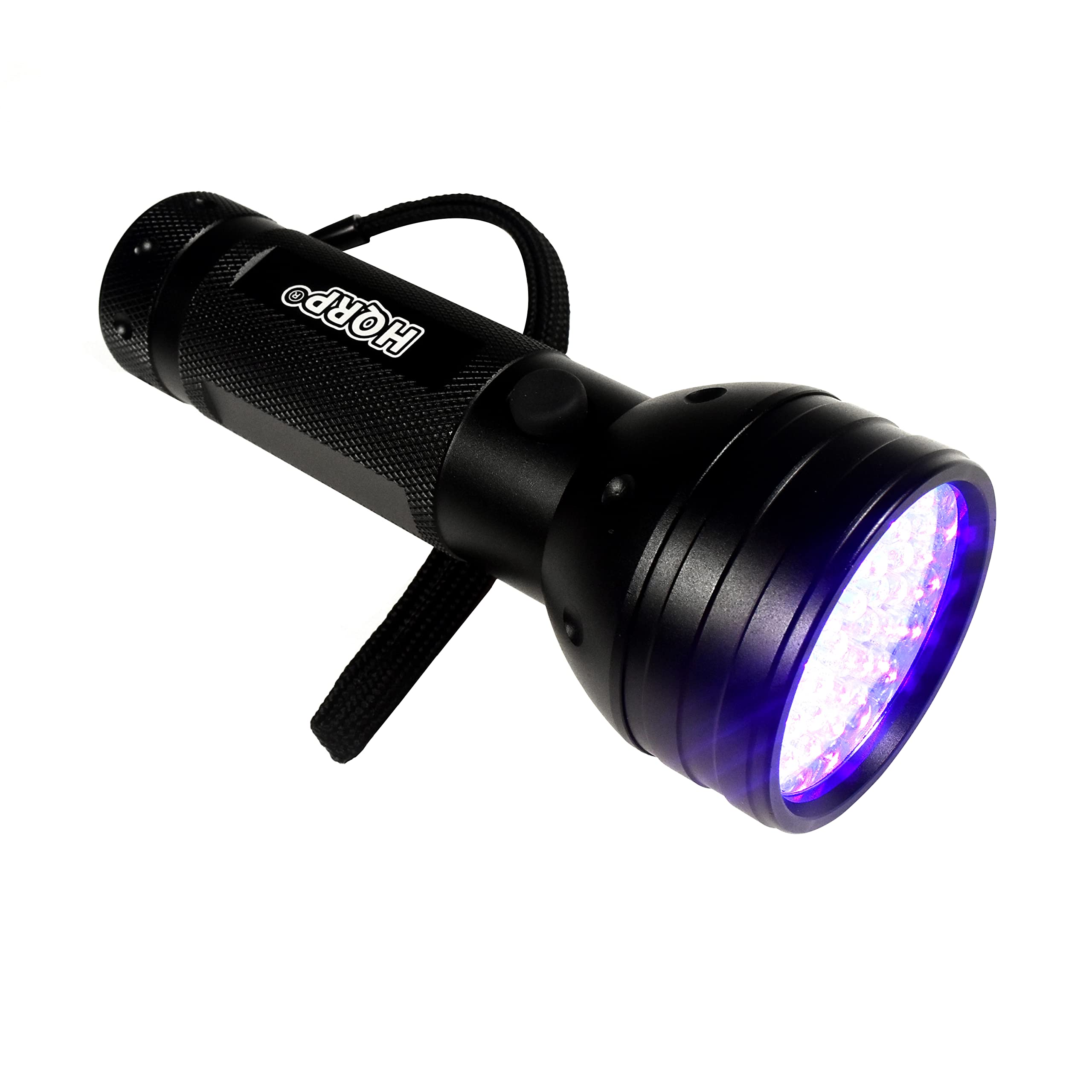 HQRP390 nM 51 LED Flashlight Blacklight for Hotel Room Inspection, Saliva Sperm Identification, Pet Urine Detection, Scorpion Hunting, Security Control, Leak Detection, etc.