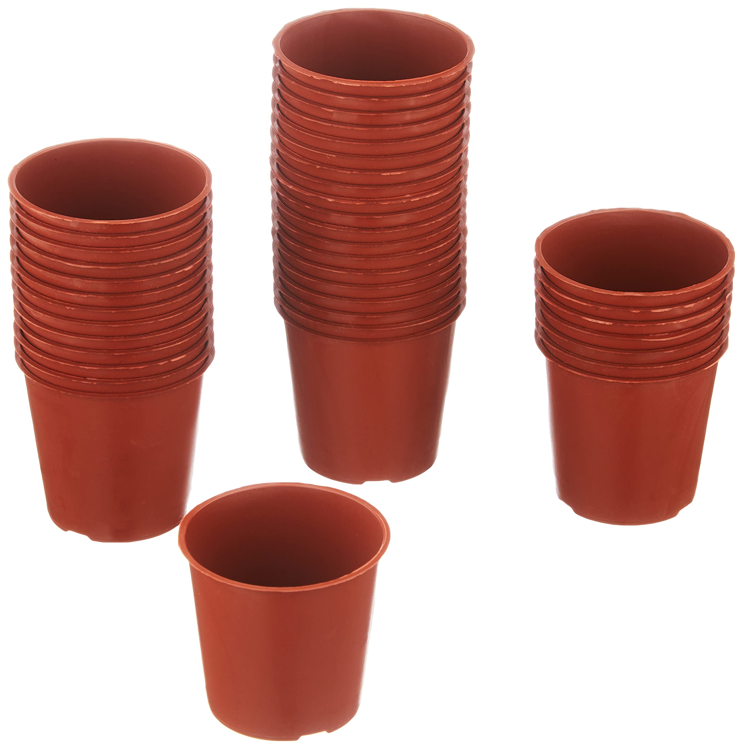 Bosmere N327 Garden Care 6 cm Replacement Seed and Cutting Pots, Pack of 40, Terracotta