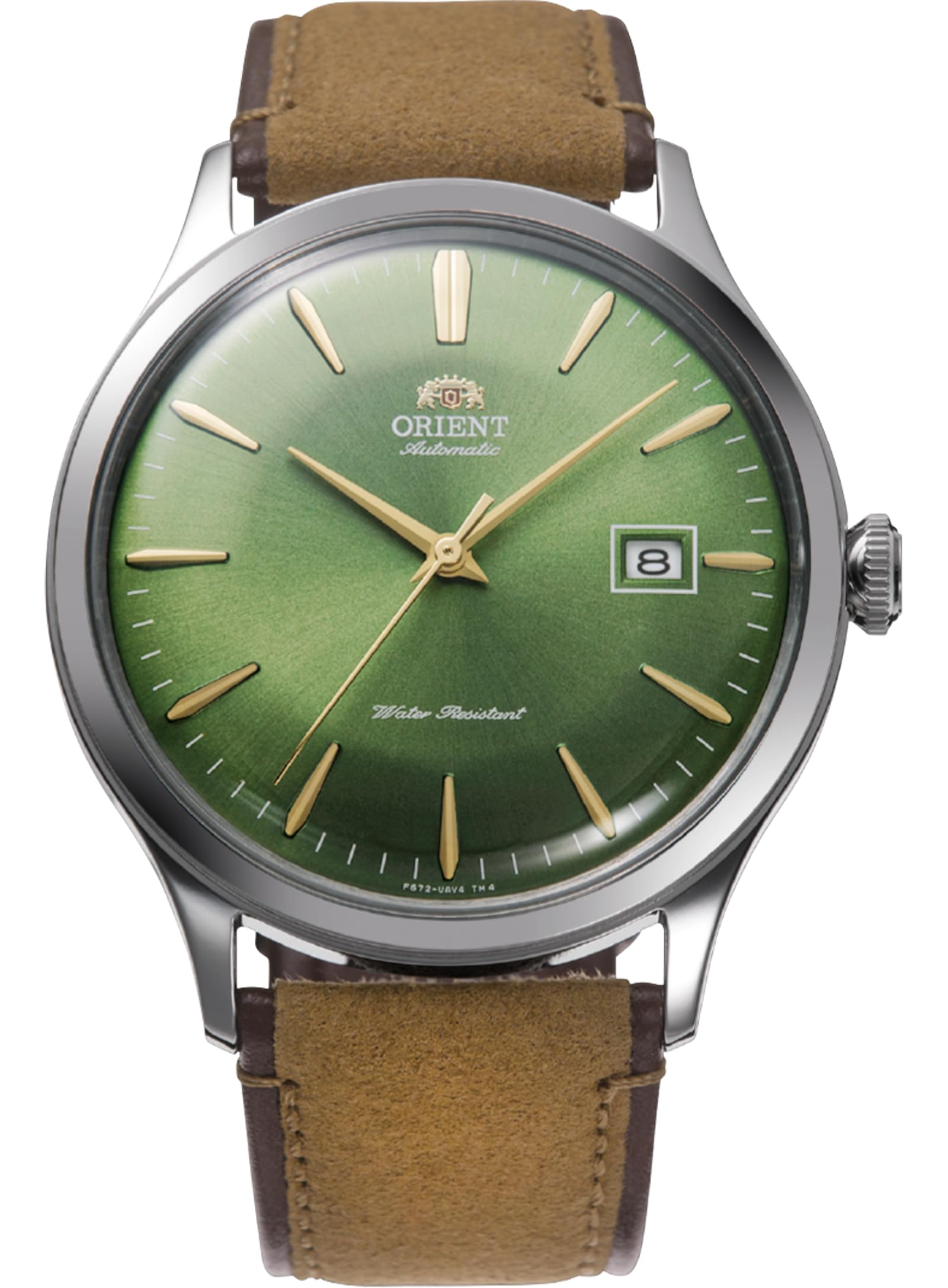 Orient 'Bambino Version 4' Japanese Automatic/Hand Winding Stainless Steel and Leather Dress Watch