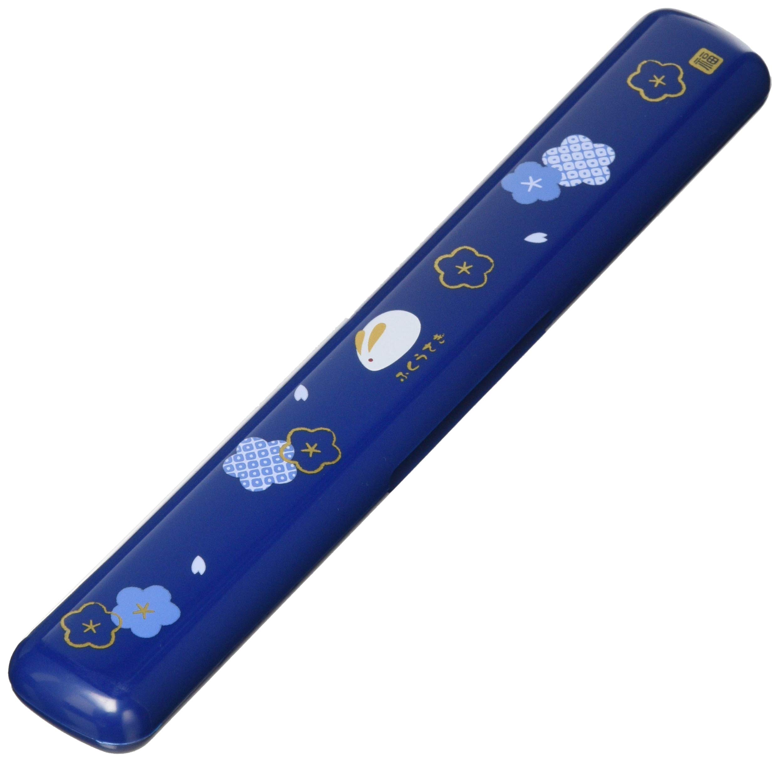 SKATERJapanese Rabbit Blossom Chopstick and Case Blue