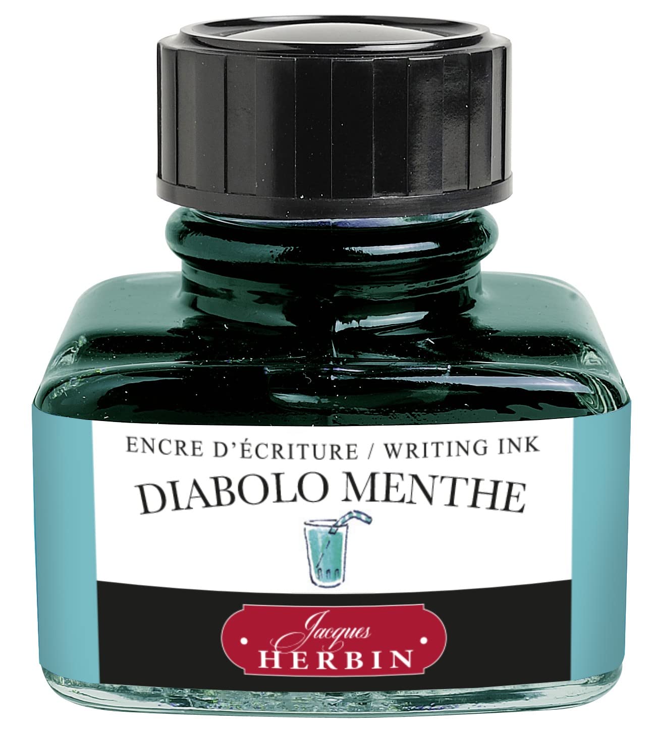 Herbin Fountain Pen Ink - 30ml Bottled - Diabolo Menthe