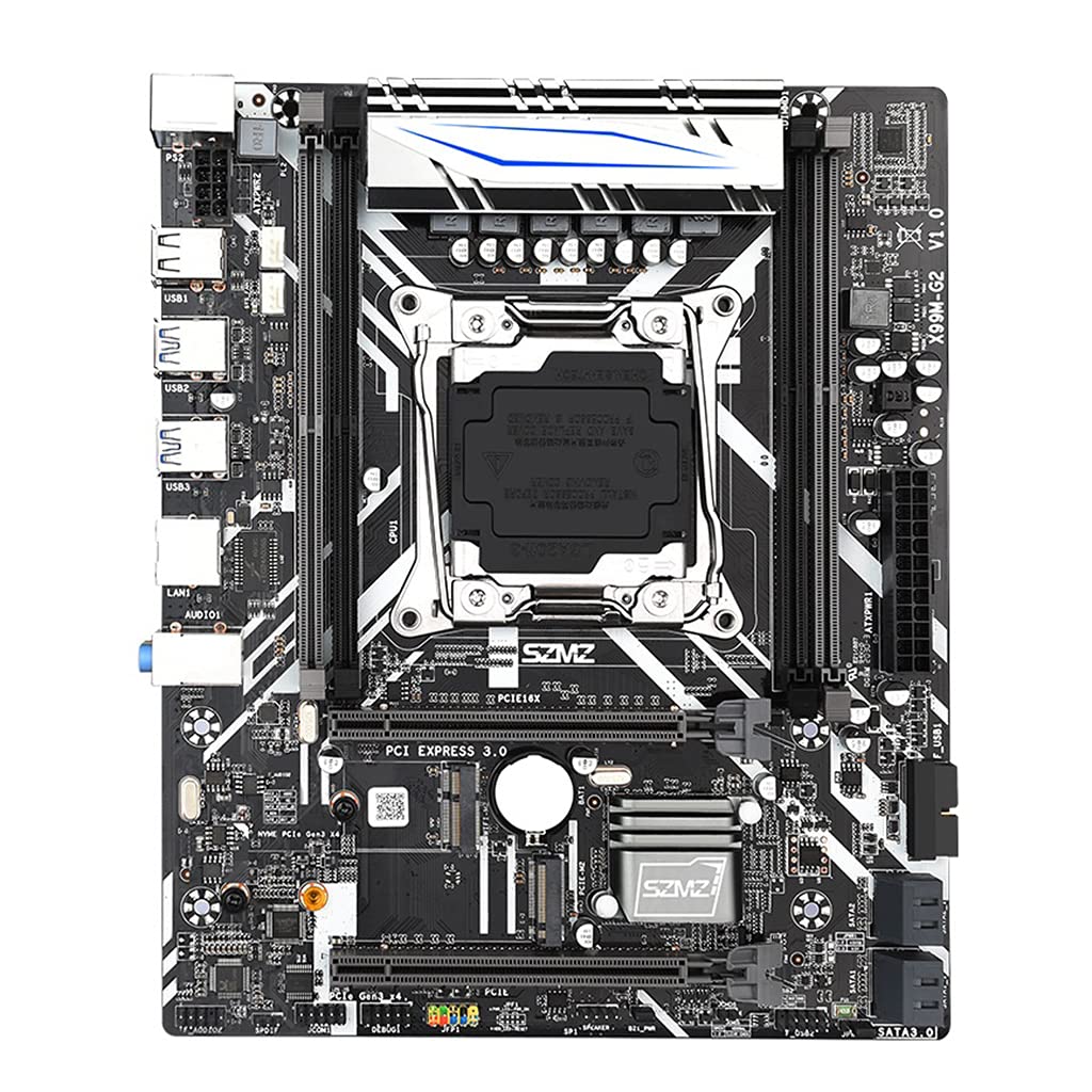 Xzbnwuviei x 99 x99M-G2 Motherboard Gigabit LGA 2011-3 with M.2 NVME Slot Support DDR4 ECC REG Xeon E5 V3 v4 with COM Wifi