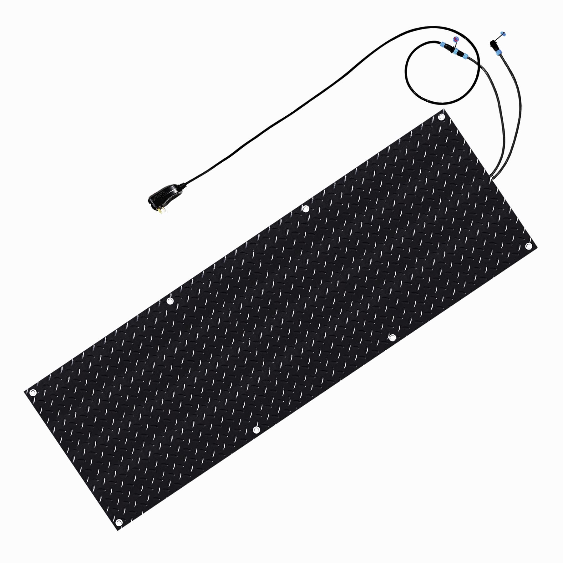 Juilsioa Anti-Slip Heated Outdoor Mat with Power Cord, Snow Melting Mats, Ideal for Snowy Paths to Hot Tubs