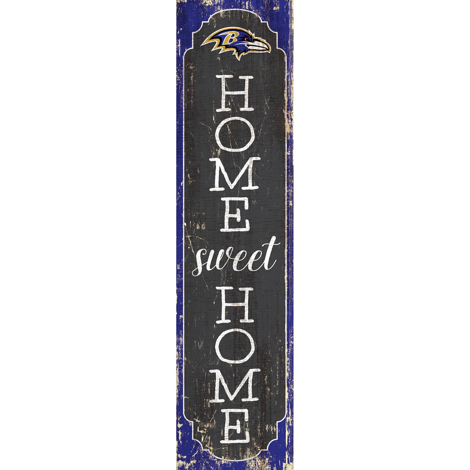 Baltimore Ravens 24" Home Sweet Home Leaner Sign