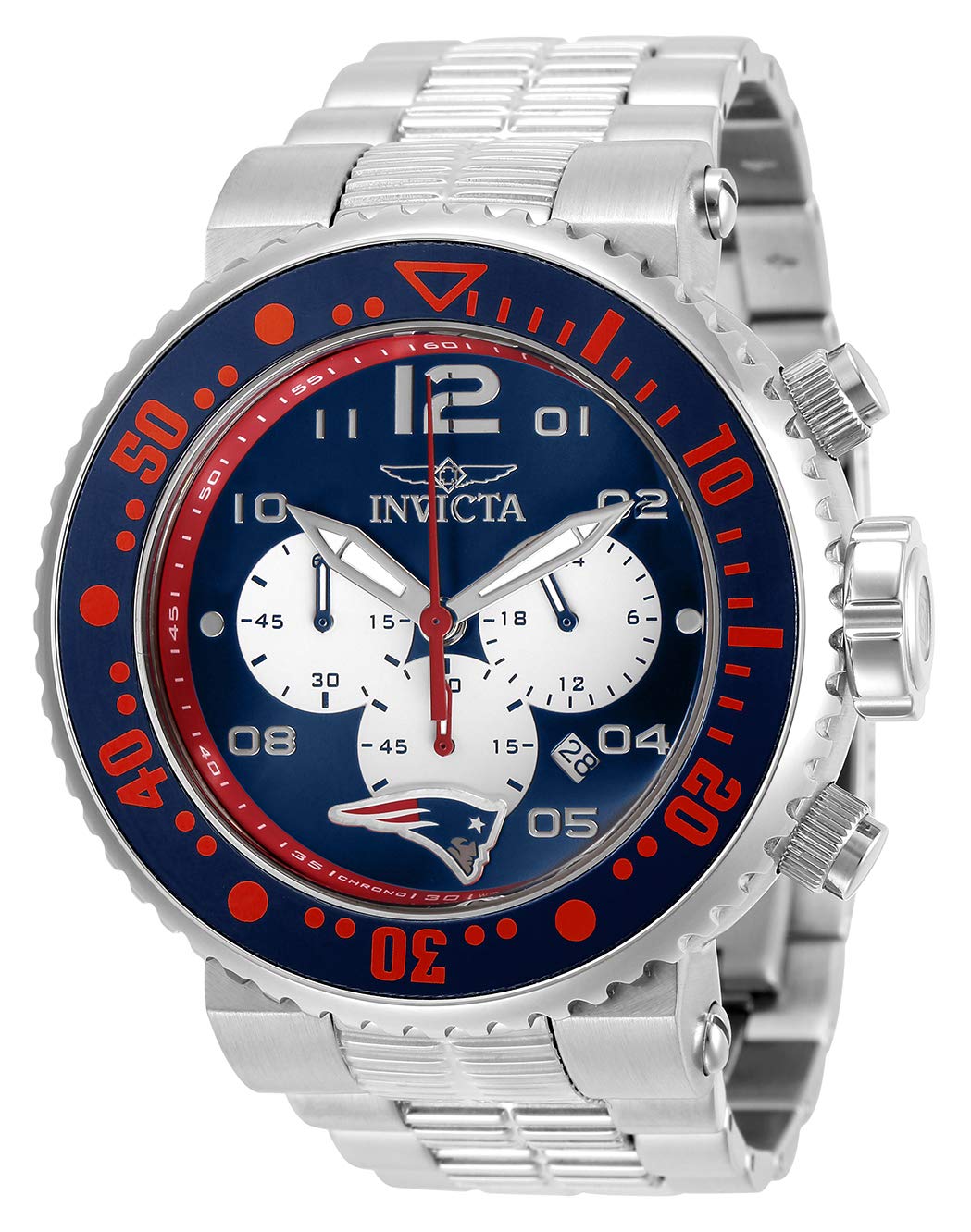 Invicta Men's Grand Diver NFL Collection, Team - New England Patriots