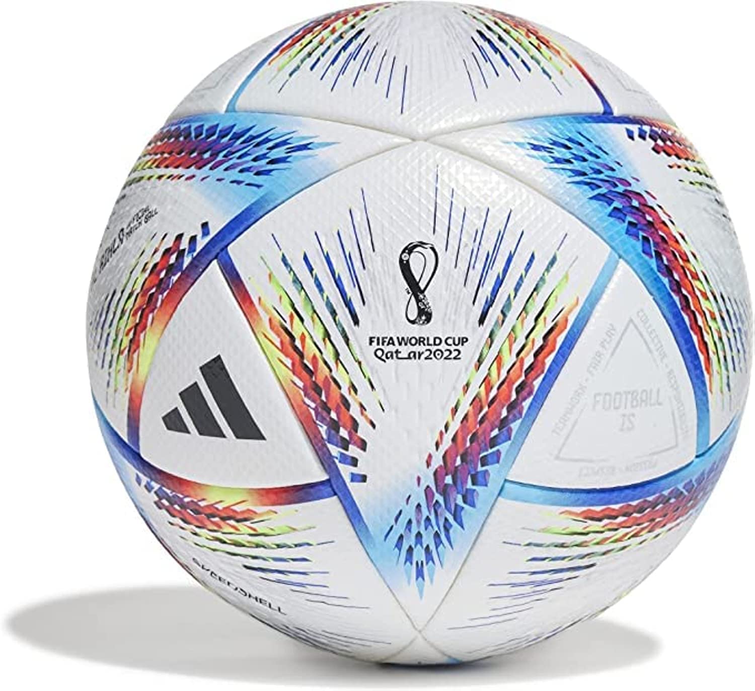 AL RIHLA Soccer Ball, Pro Football, World Cup 2022, 2023 Sialkot Football ball, without Air Size 5