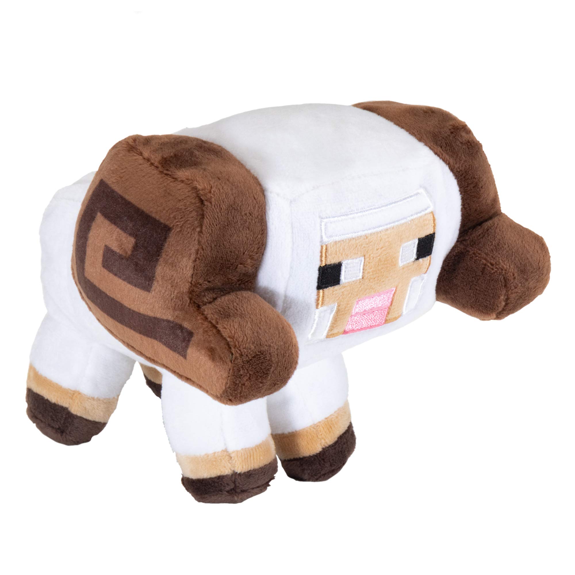 JINX Minecraft Earth Happy Explorer Horned Sheep Plush, multicoloured, 6 inches