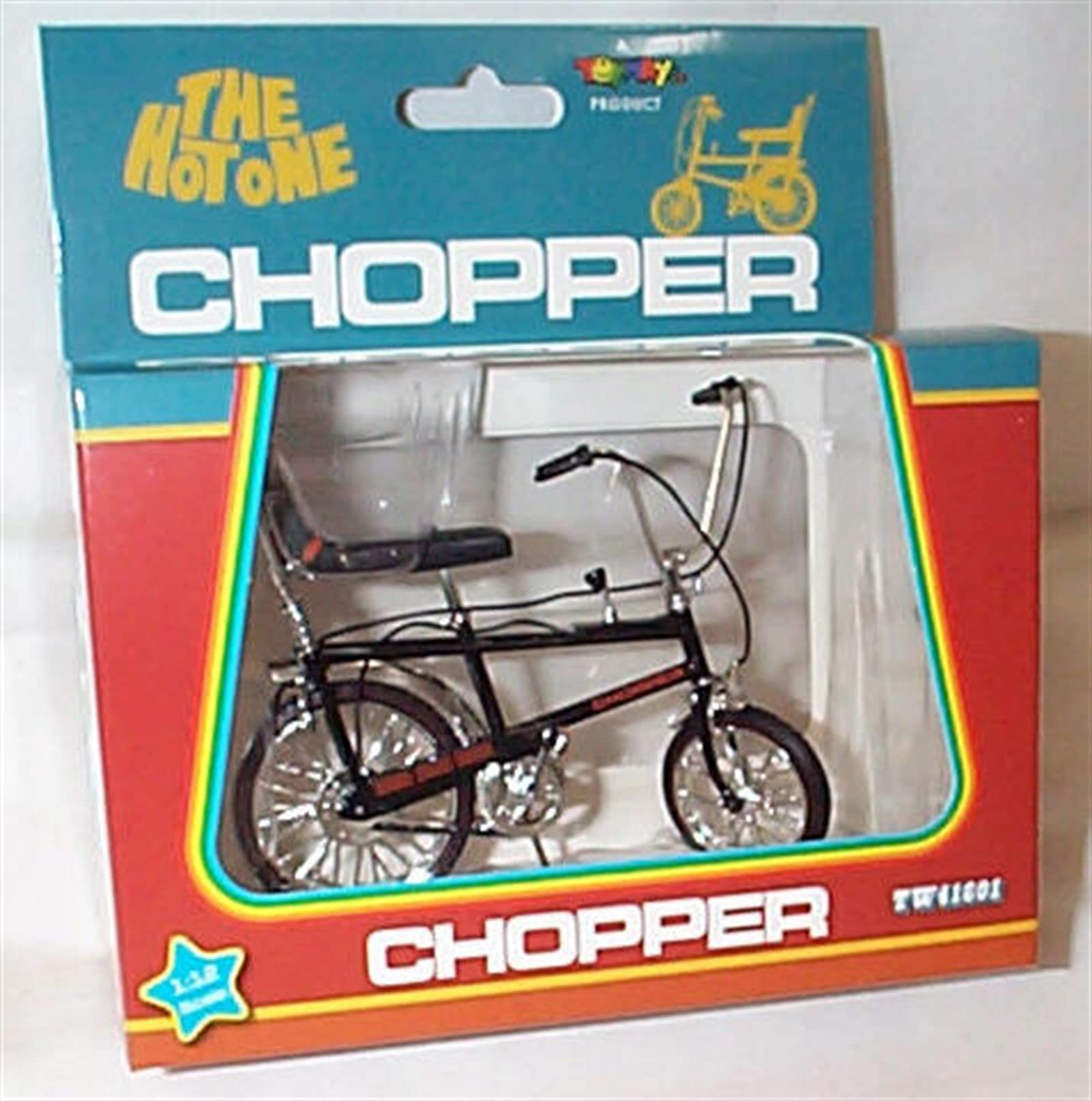 Toyway Raleigh Chopper Mk1 Black Bicycle Bike 1:12 scale diecast model(41601-02)