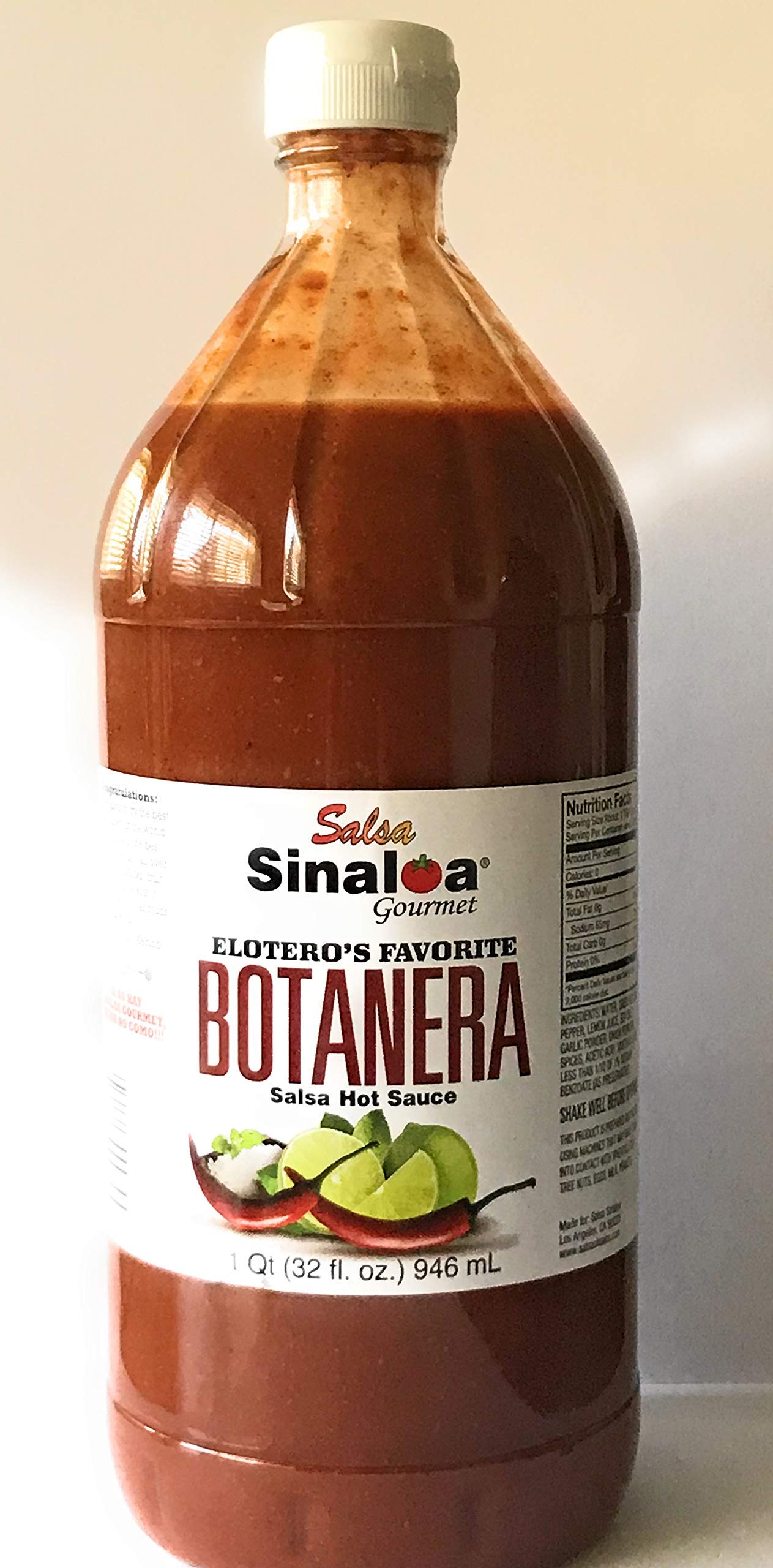 Salsa Sinaloa Botanera Hot Sauce 32 oz