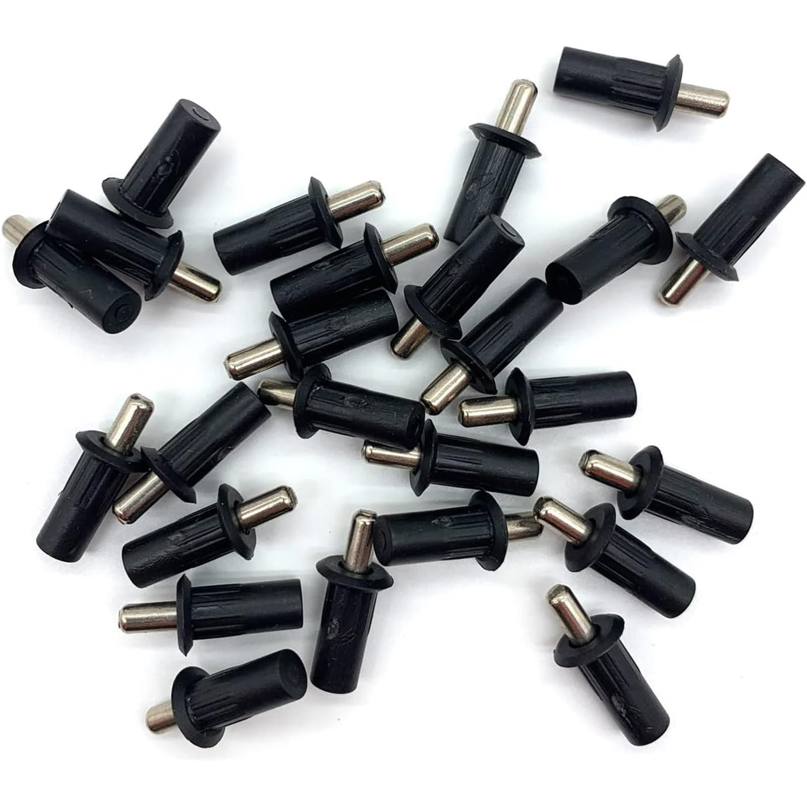 THE WHITE SHOP 25PCS Cabinet Door Repair Pins ，Damper Replacement Repair Pins Shutter Repair Pins Spring Loaded Repair Pins Replacement Repair Pins Furniture Fittings Door Spring Pins