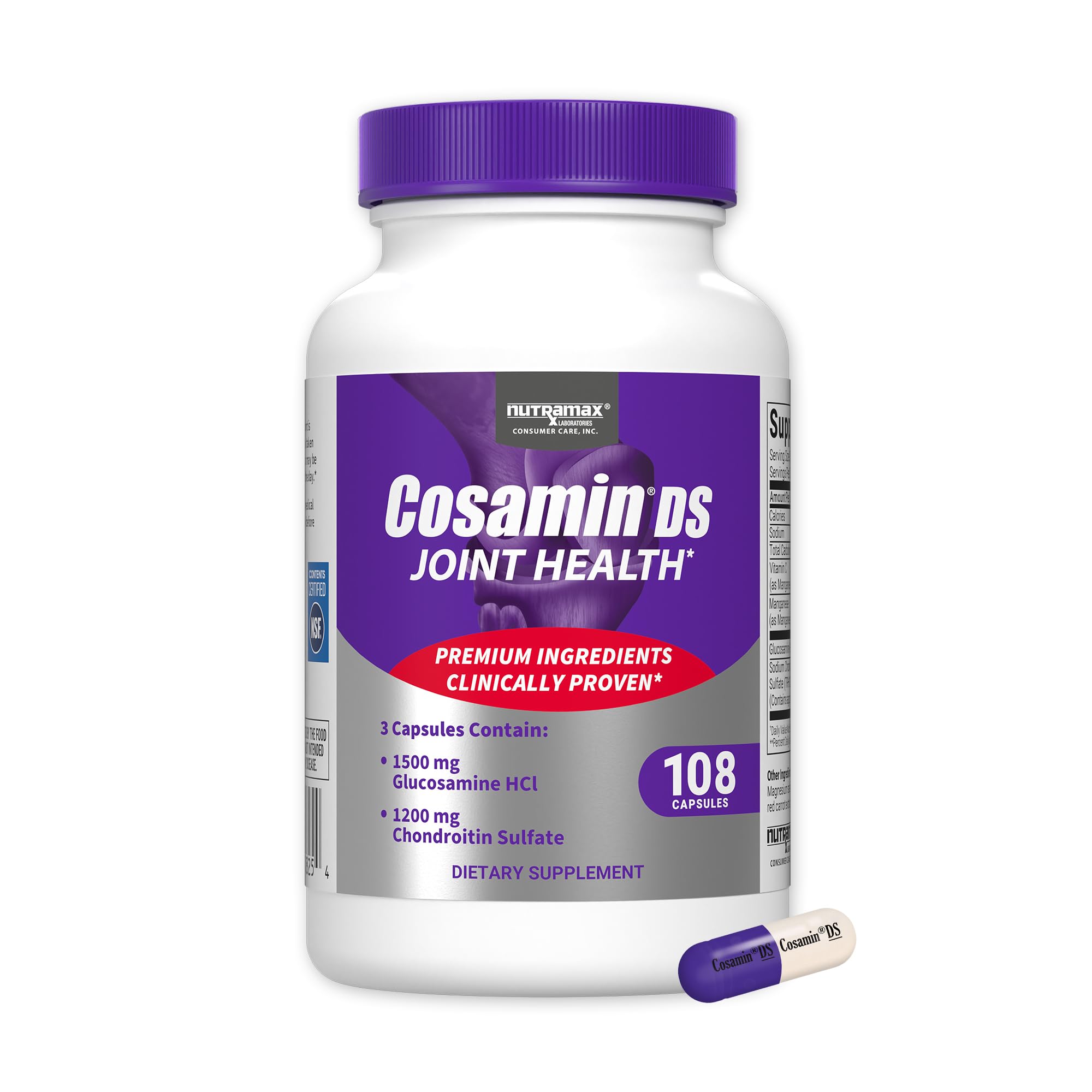 Cosamin DS For Joint Health Comfort & Mobility, 108 Capsules