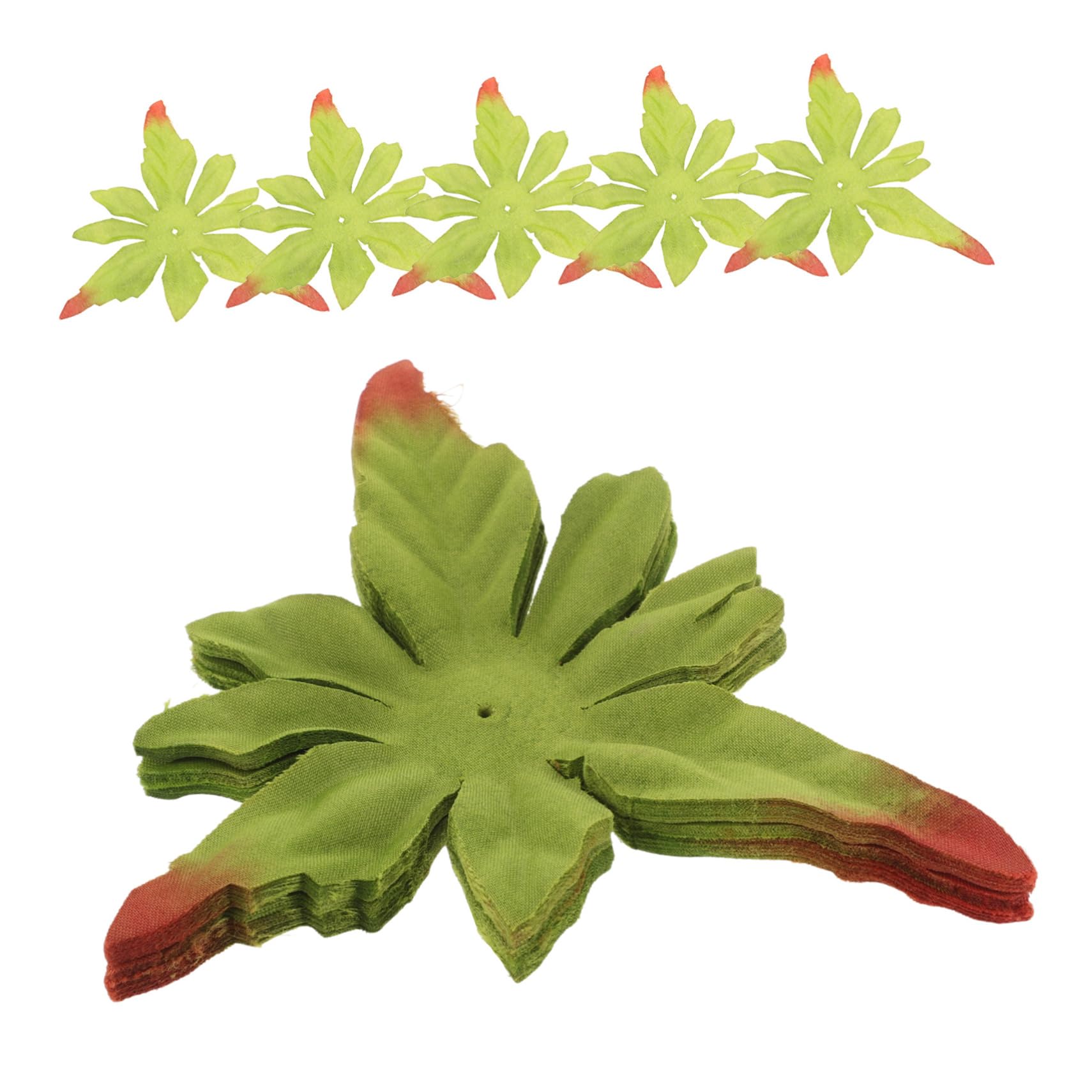 PHENOFICEPHENOFICE 50pcs Peony Receptacle An Fittings DIY Sepals Supplies Fabric Sepals Petals DIY Supply Artificial Sepals DIY Calyxes for Flowers Making DIY Calyxes Green Cloth