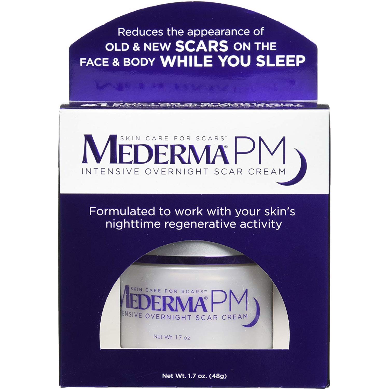 Mederma PM Intensive Overnight Scar Cream (Value Pack of 2)