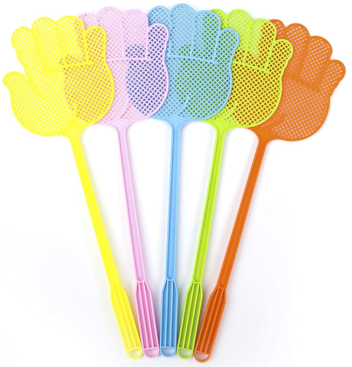 MAKINGTECFunny Hand Shaped Fly Swatters (Pack of 5)