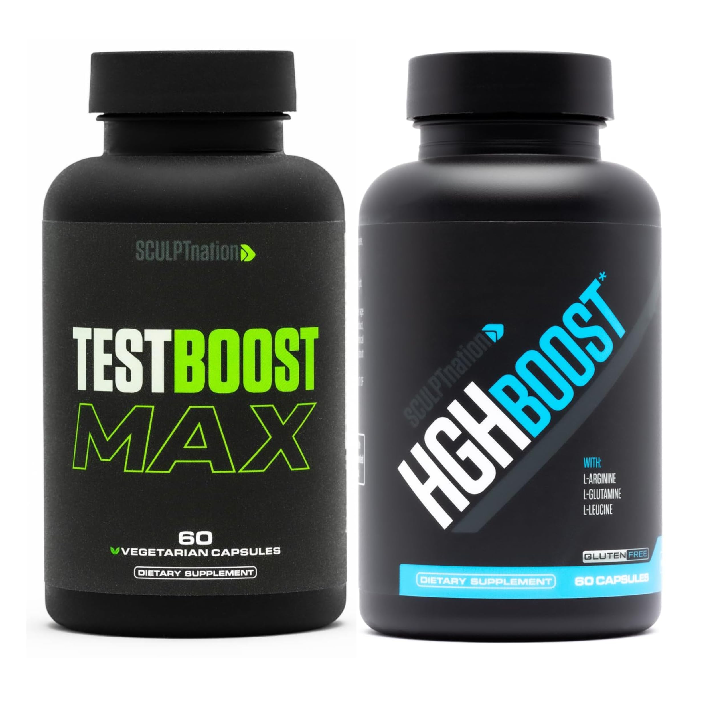 Sculpt Nationby V Shred Test Boost Max and L Arginine Bundle