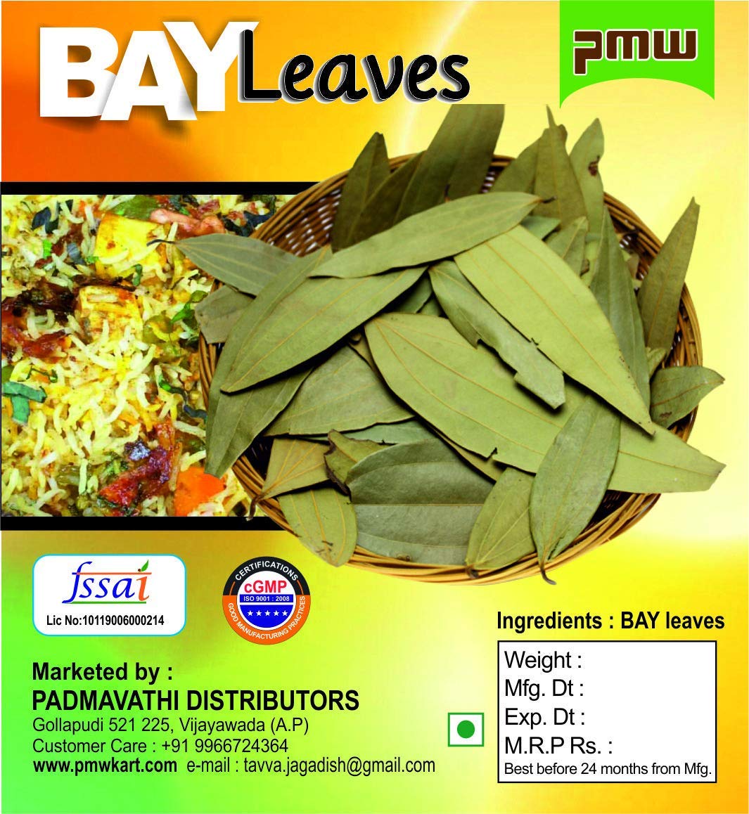 Pmw - Grade A Quality - Bay Leaf - Tej Patta - Biryani Leaf - 500 Grams