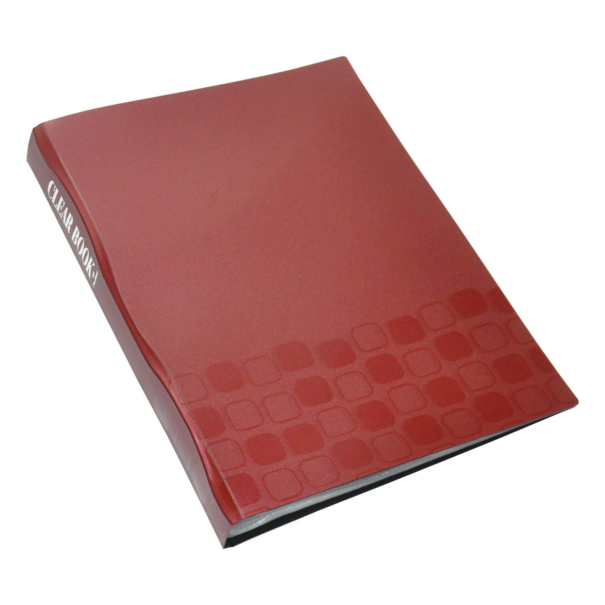 Clear Book 40 Pockets, A4 Size, Assorted Colors - AIPGPKRB-40A