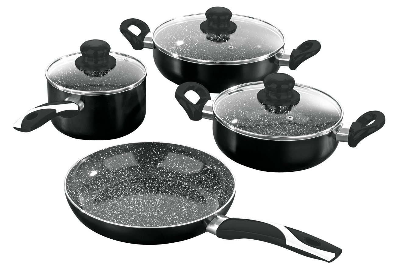 GOURMETmaxx 05036 Harry Blackstone Professional Cookware Set | Ceramic Coating | Compatible for all Stove Types