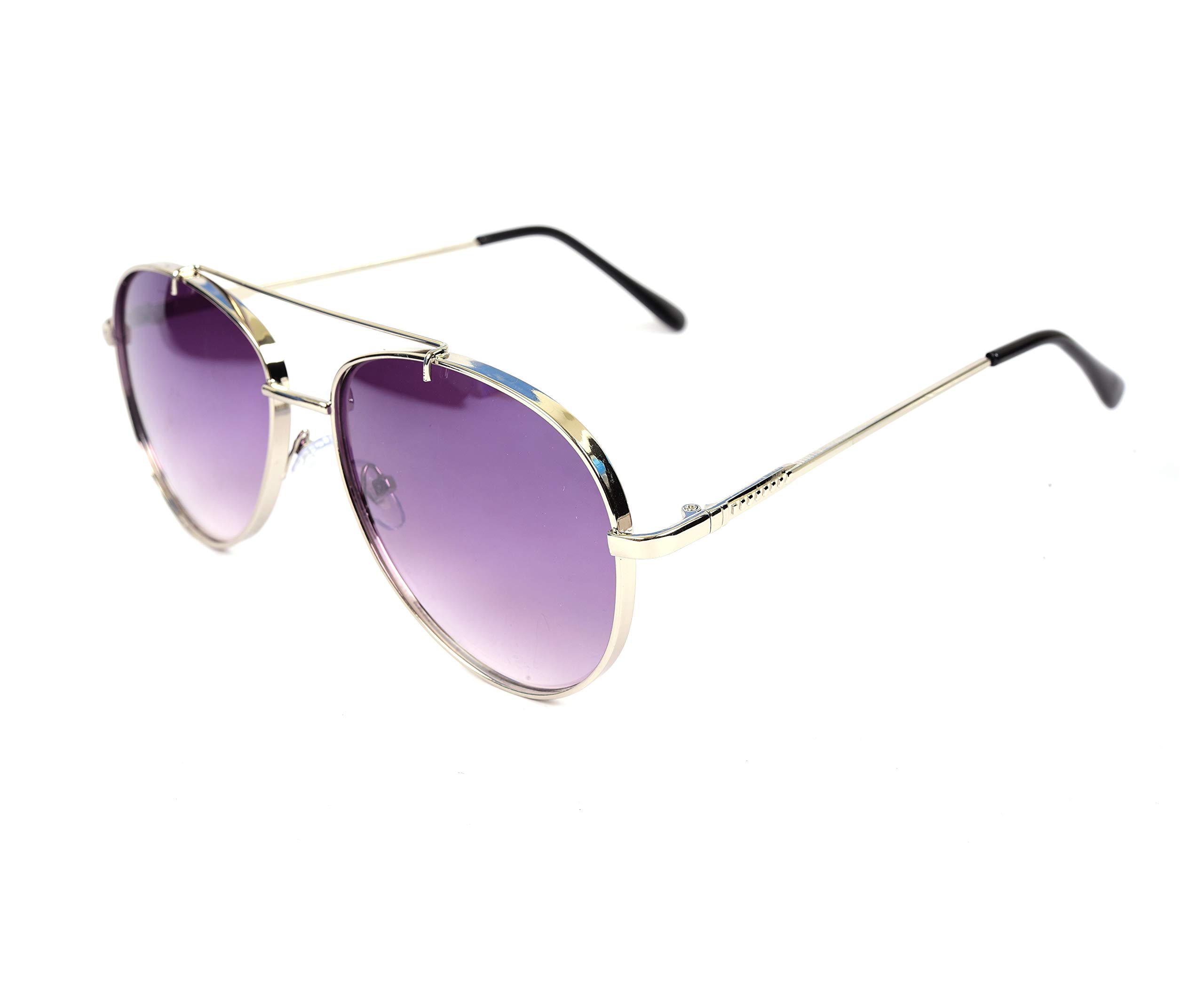 Arsh Enterprises Sylish Aviator Purple UV Protected Sunglasses (Large)