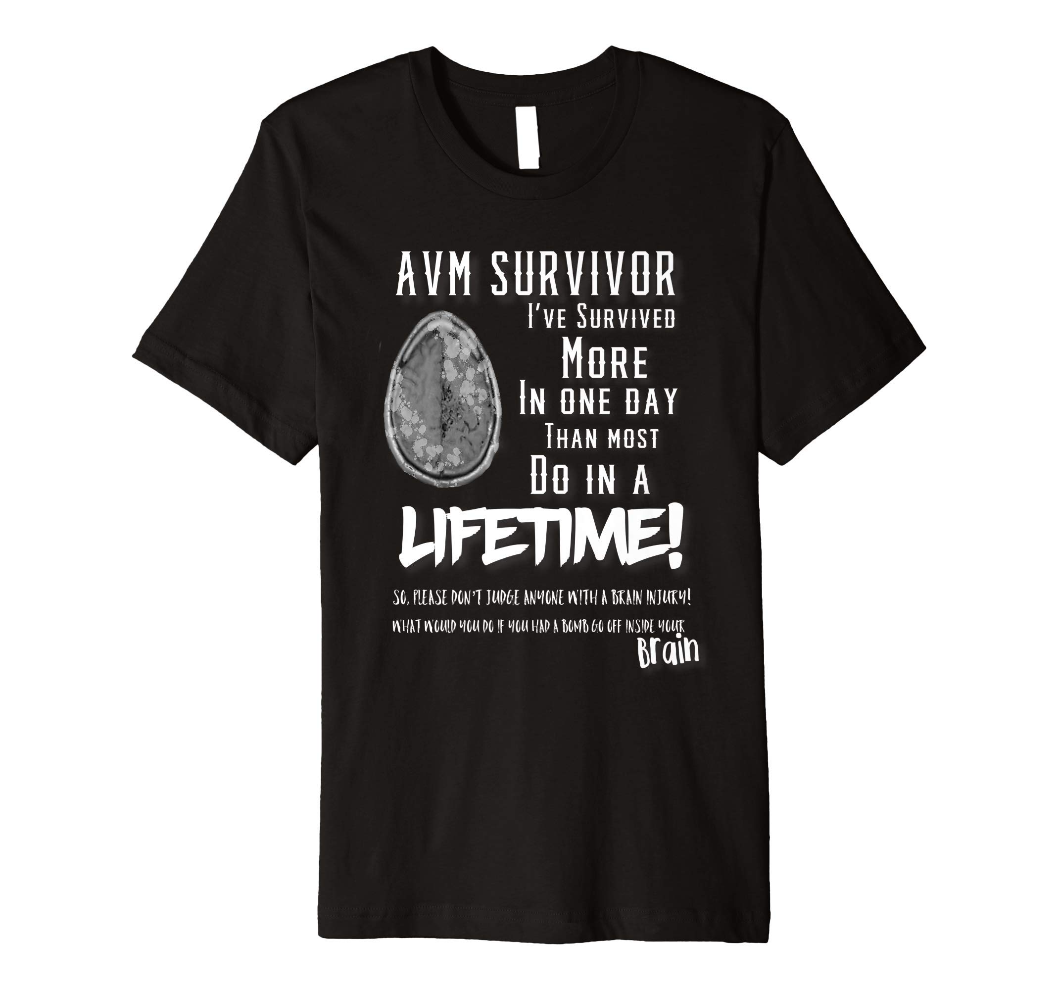 AVM Survivors Awareness Rare Disorder Premium T-Shirt