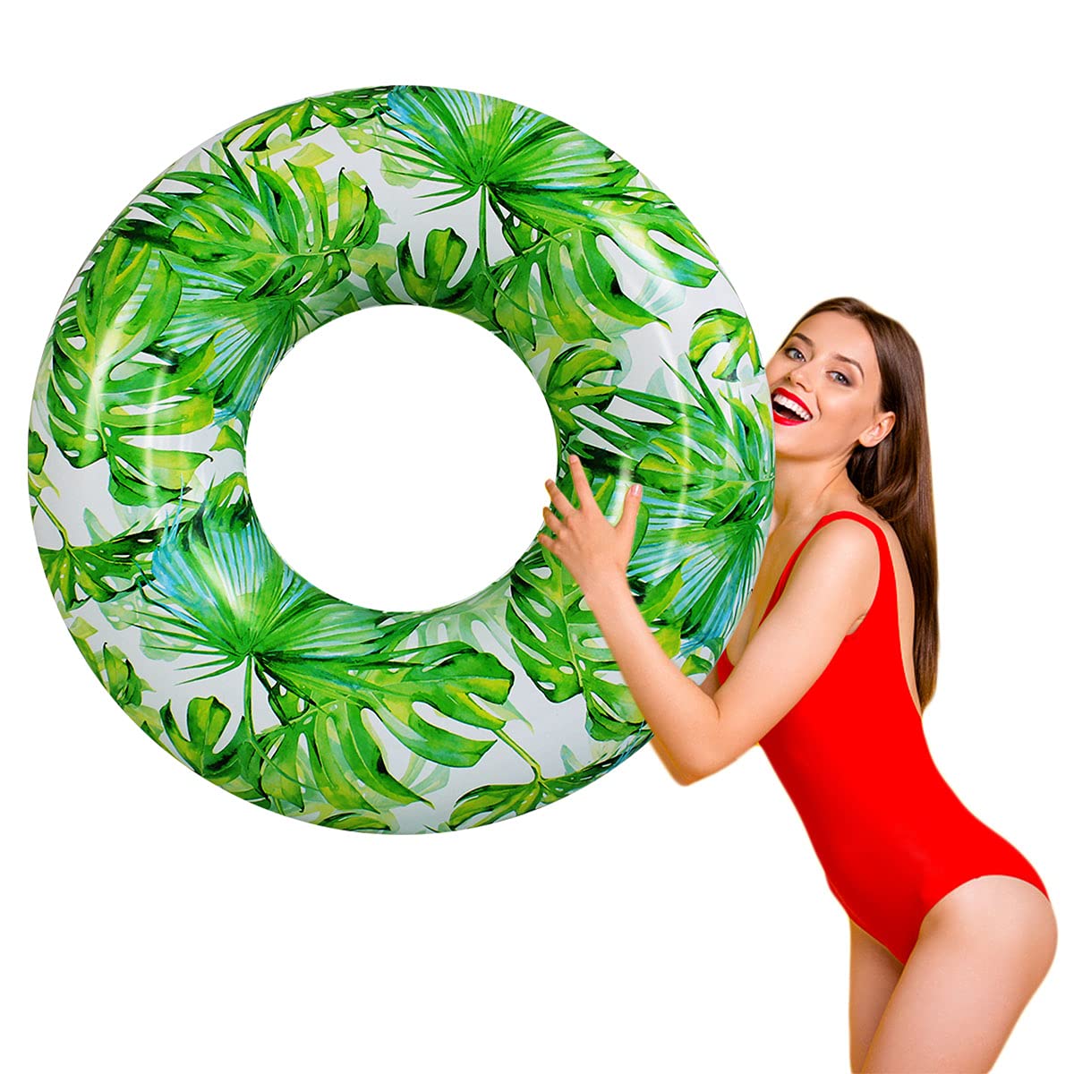 Pool Float for Adult, Inflatable Pool Float Tube, Pool Swim Ring, Water Fun Large Blow Up Summer Beach Swimming Raft Kids and Adults.