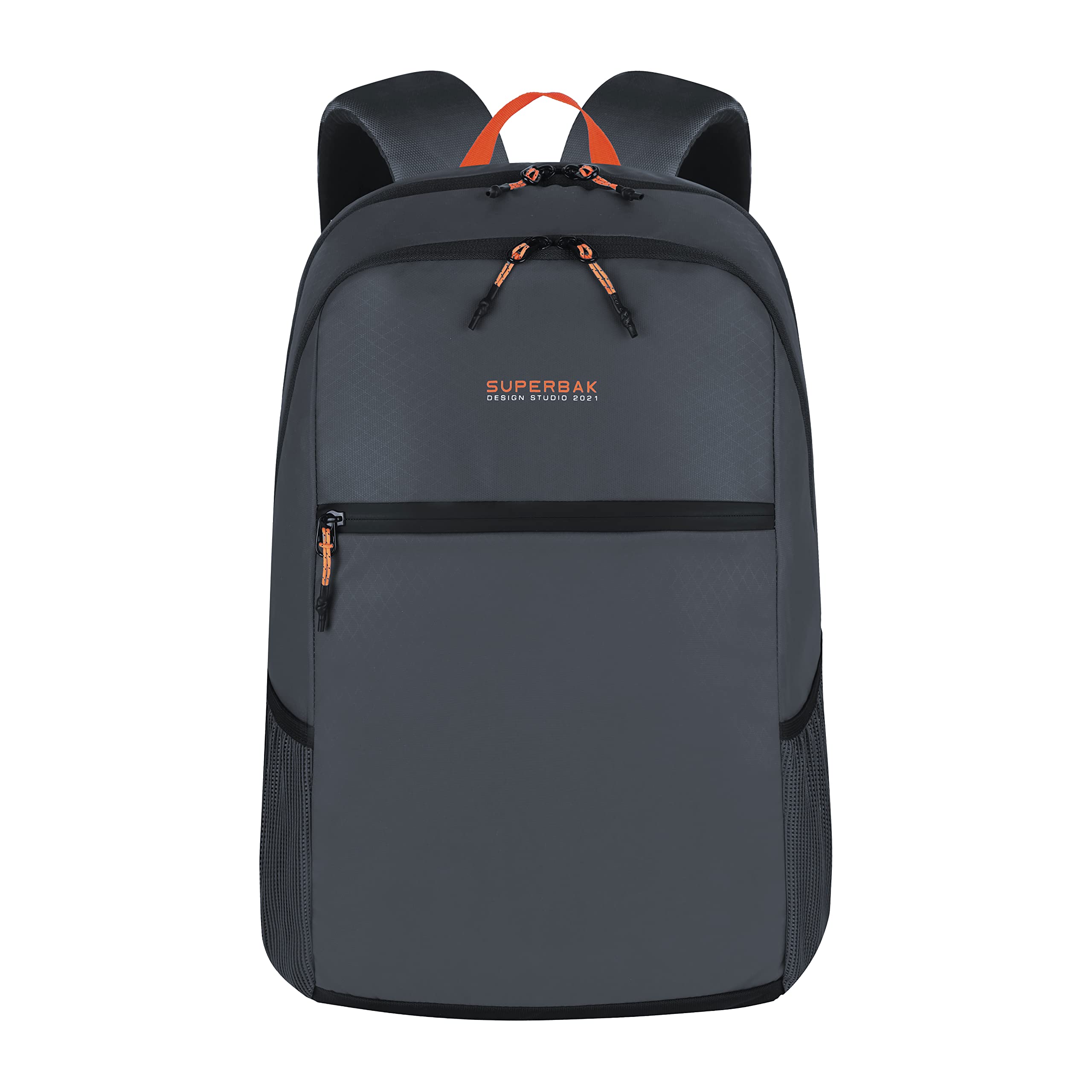 Superbak Scout 30 Ltrs Laptop Backpack (Grey-Orange), One Size (LBPSCOUT0406)