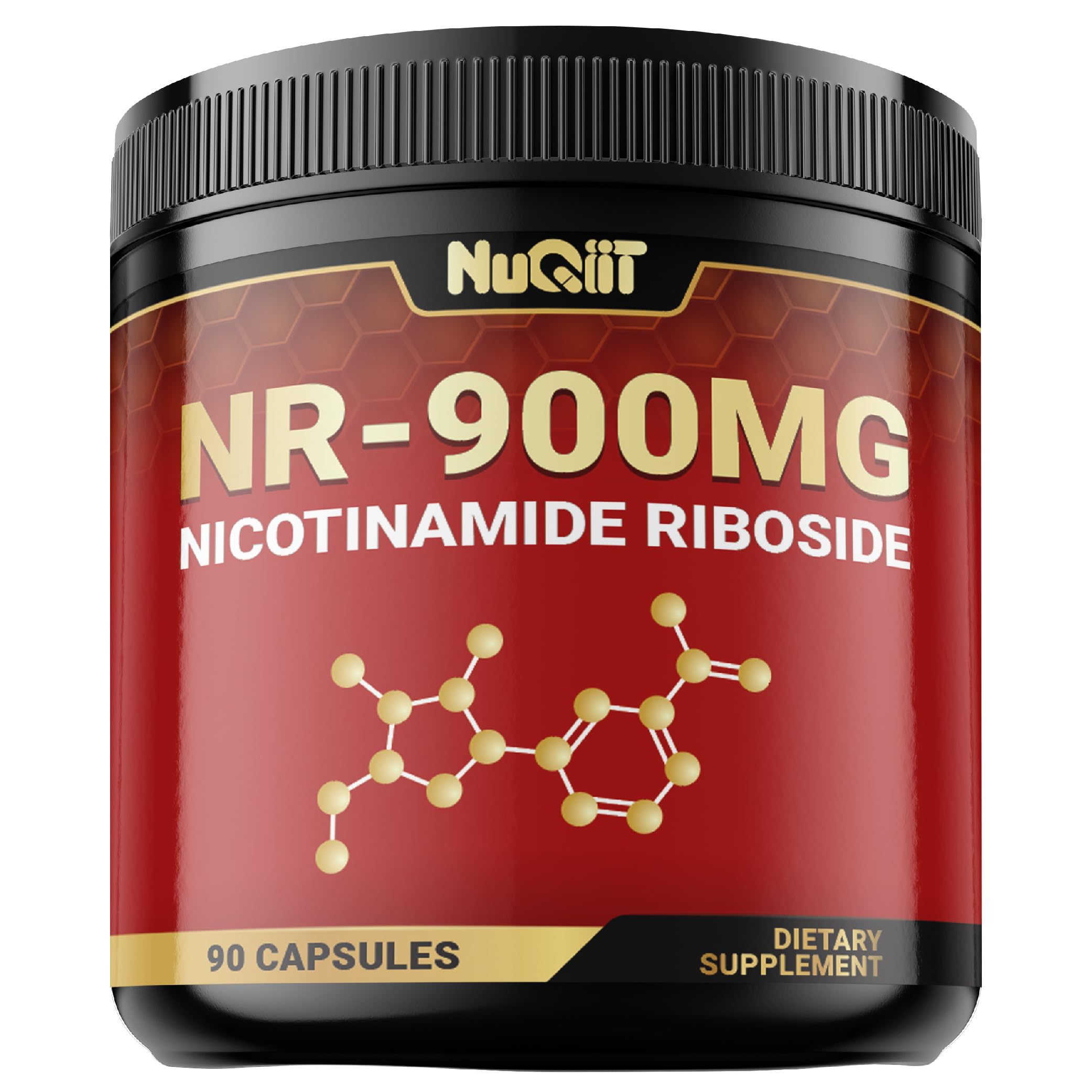 NAD+ Supplement with Nicotinamide Riboside 900mg - Cellular Energy & Repair, Vitality, Healthy Aging - 90 Count