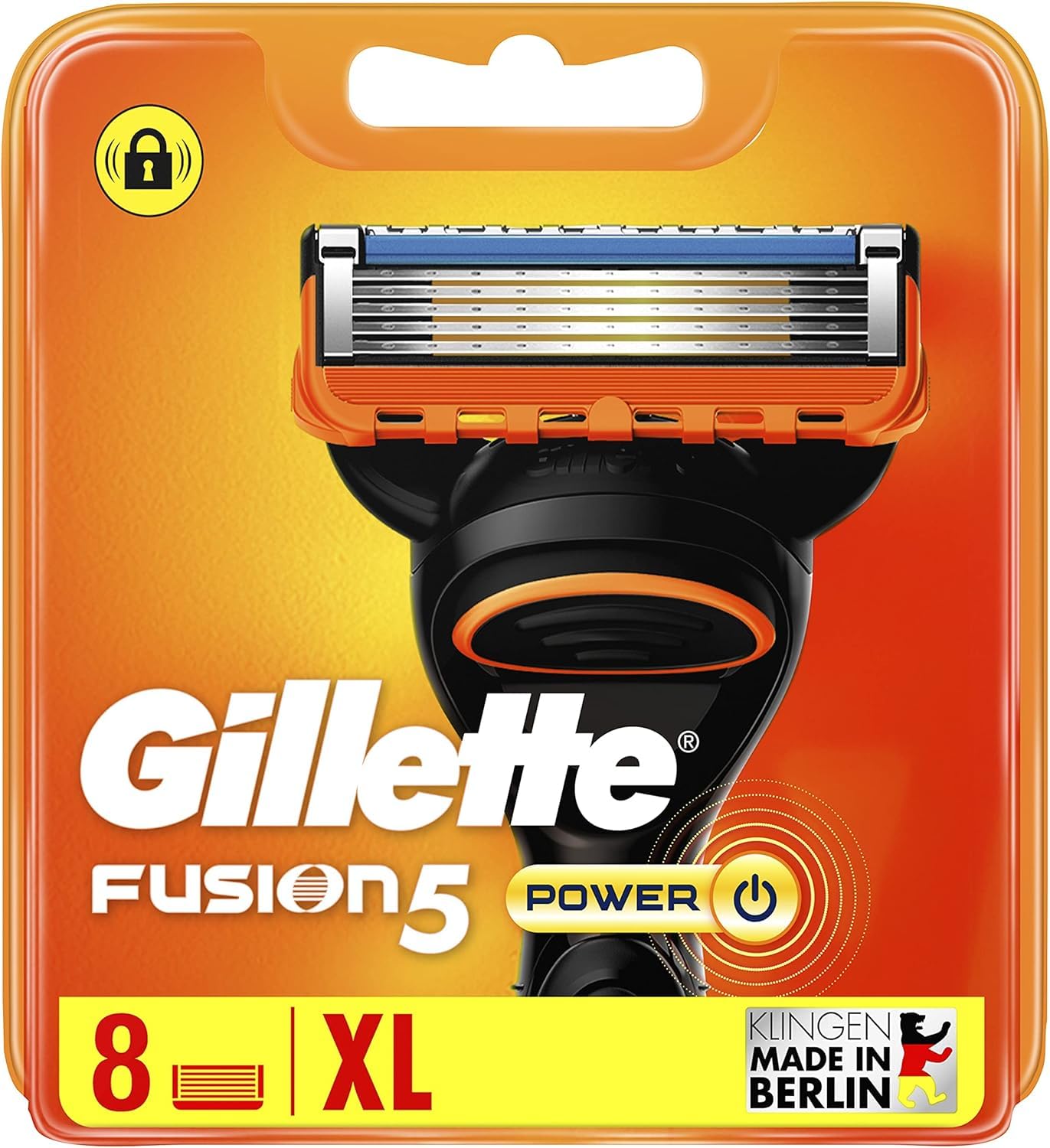 Gillette Fusion Power Men's Razor Blades, 8 each