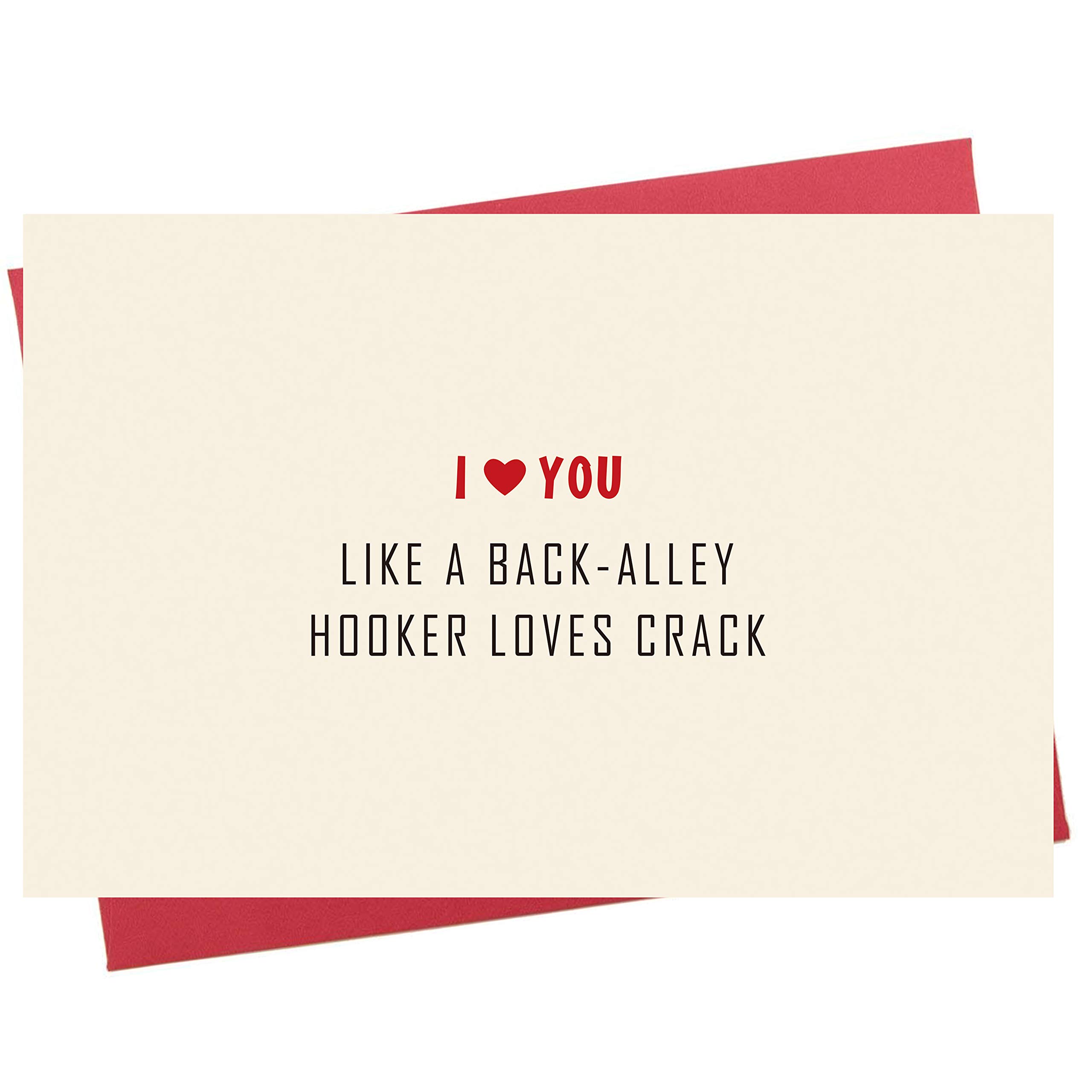 KirynurdValentines Day Card, Adult Funny Love Card, Rude Birthday Card for Boyfriend Husband