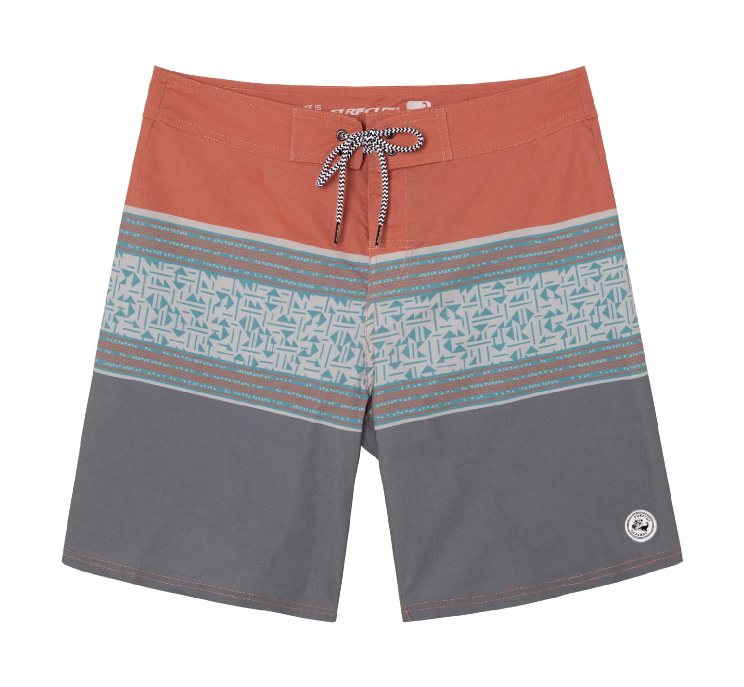 SURF CUZ Men's Vintage Cruzer Stretch Board Shorts Chino Shorts