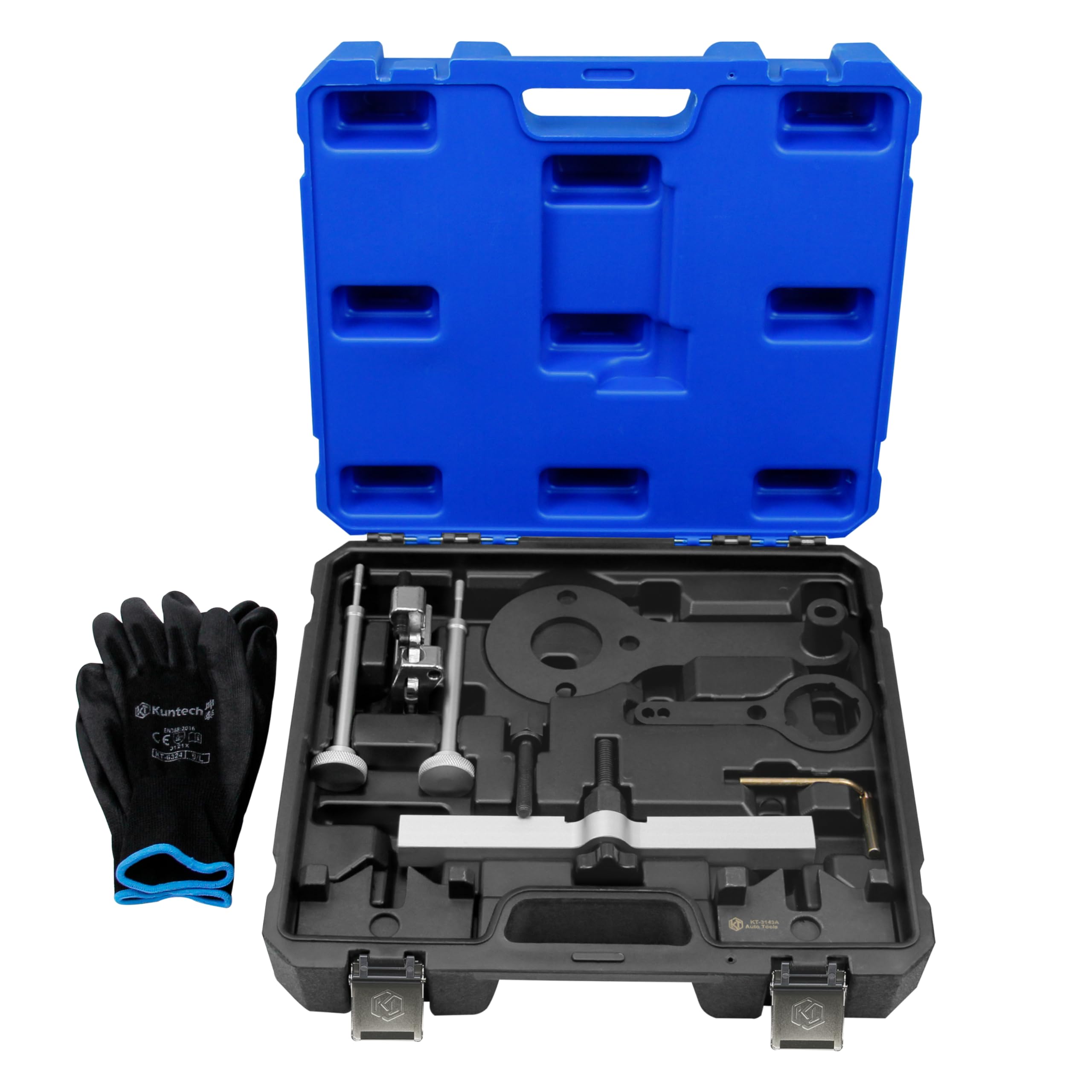 Kuntech Engine Timing Locking Tool Kit Compatible with BMW V8 N63 S63(No Valve Lift) N65 N74 X5 X6 Drive 750I 760I, Camshaft Cam Alignment Timing Tool