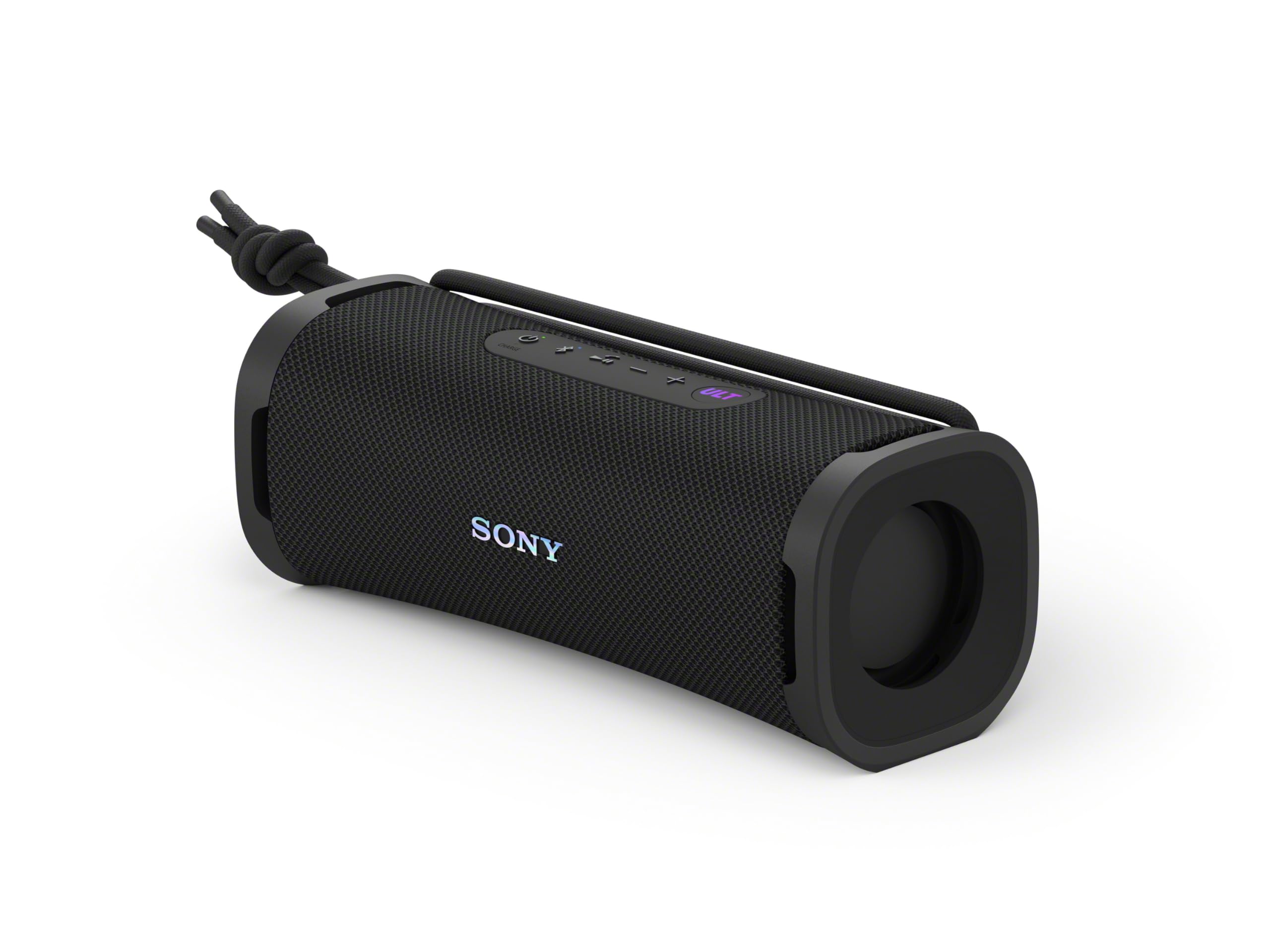 SONY New Launch ULT Field 1 Wireless Ultra Portable Bluetooth Compact Speaker with ULT Button for Massive Bass, 12hrs Battery Life IP67 Waterproof, Dustproof, Hands-Free Calling(with Mic) - Black